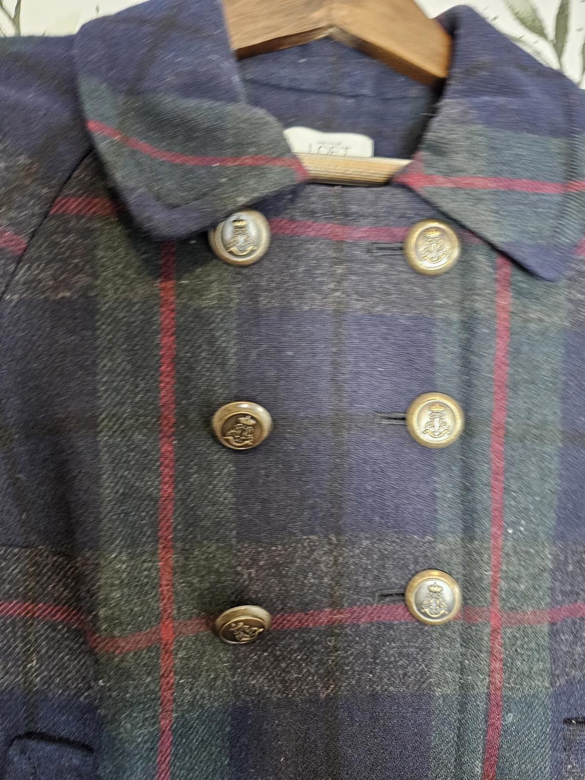 Other Ann Taylor Loft Cape Jacket Plaid Green Womens Size XS/S Size S / US 4 / IT 40 - 3 Thumbnail