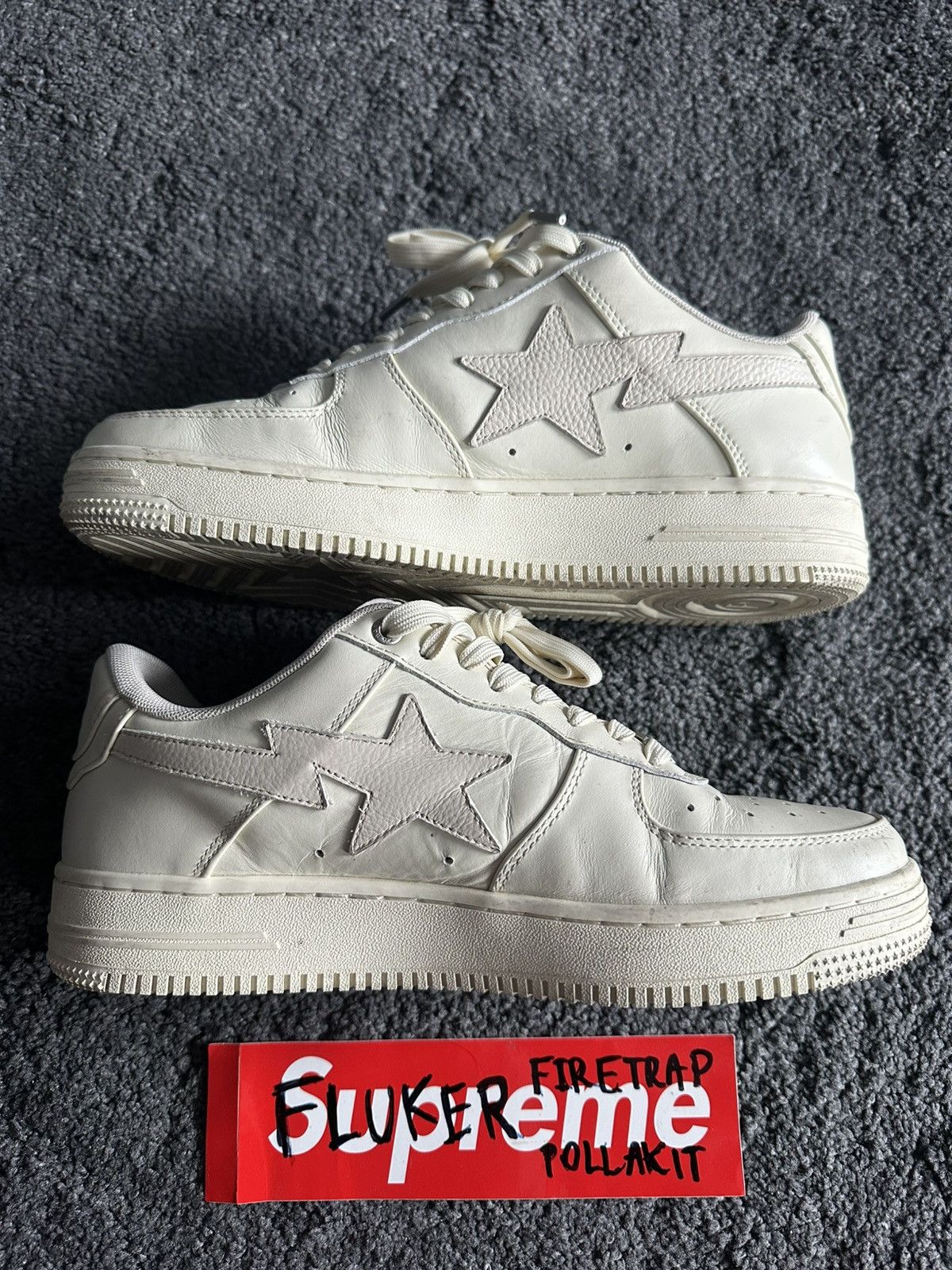 Bape × Highsnobiety BAPE x Highsnobiety BAPE STA in the "Ivory" Size US 10 / EU 43 - 3 Thumbnail
