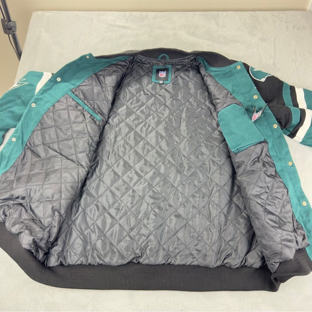 G-III Philadelphia Eagles NWT Men's Size 4XL Varsity Jacket Embro Size US XXL / EU 58 / 5 - 4 Thumbnail