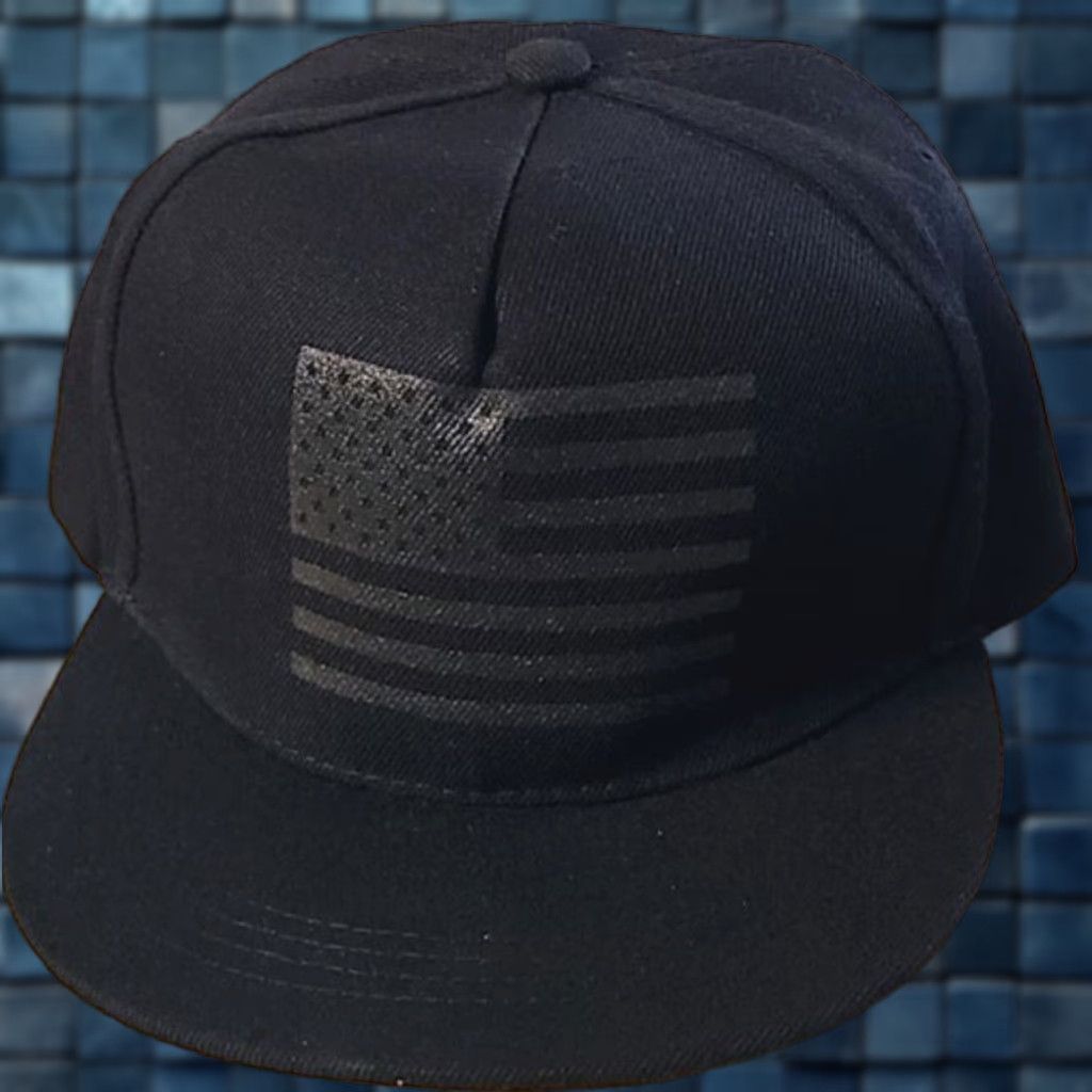 Vintage VINTAGE Tem American Flag Patriotic Baseball Cap Men Adjustable Snapback Black Size ONE SIZE - 1 Thumbnail