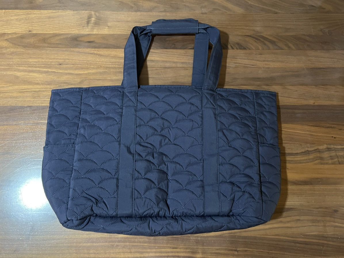 Aime Leon Dore Aime Leon Dore ALD Nylon Scallop Quilted Tote Bag in Navy Size ONE SIZE - 3 Thumbnail