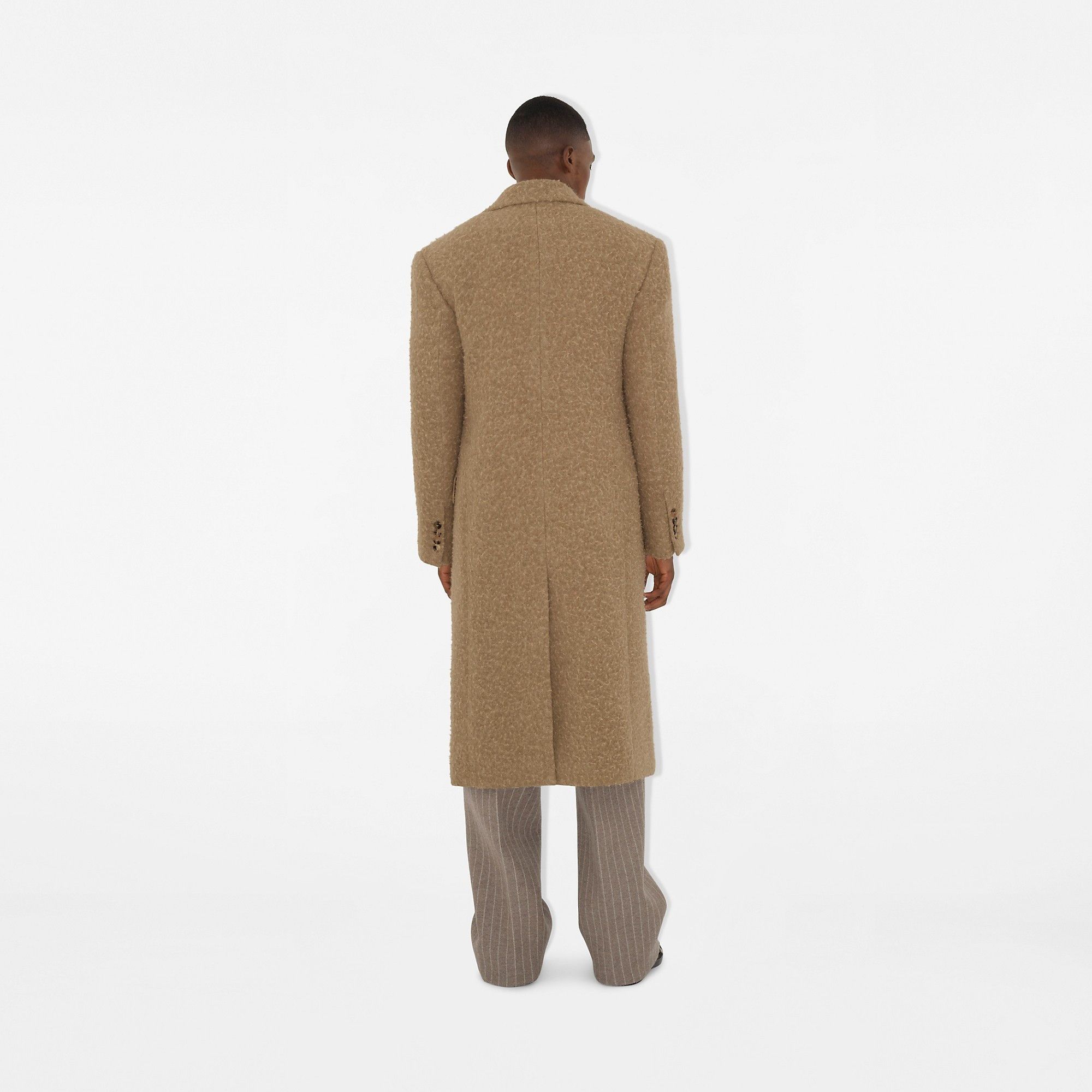 Burberry o1w1db10326 Linen Wool Blend Tailored Coat in Clay Size US S / EU 44-46 / 1 - 4 Thumbnail