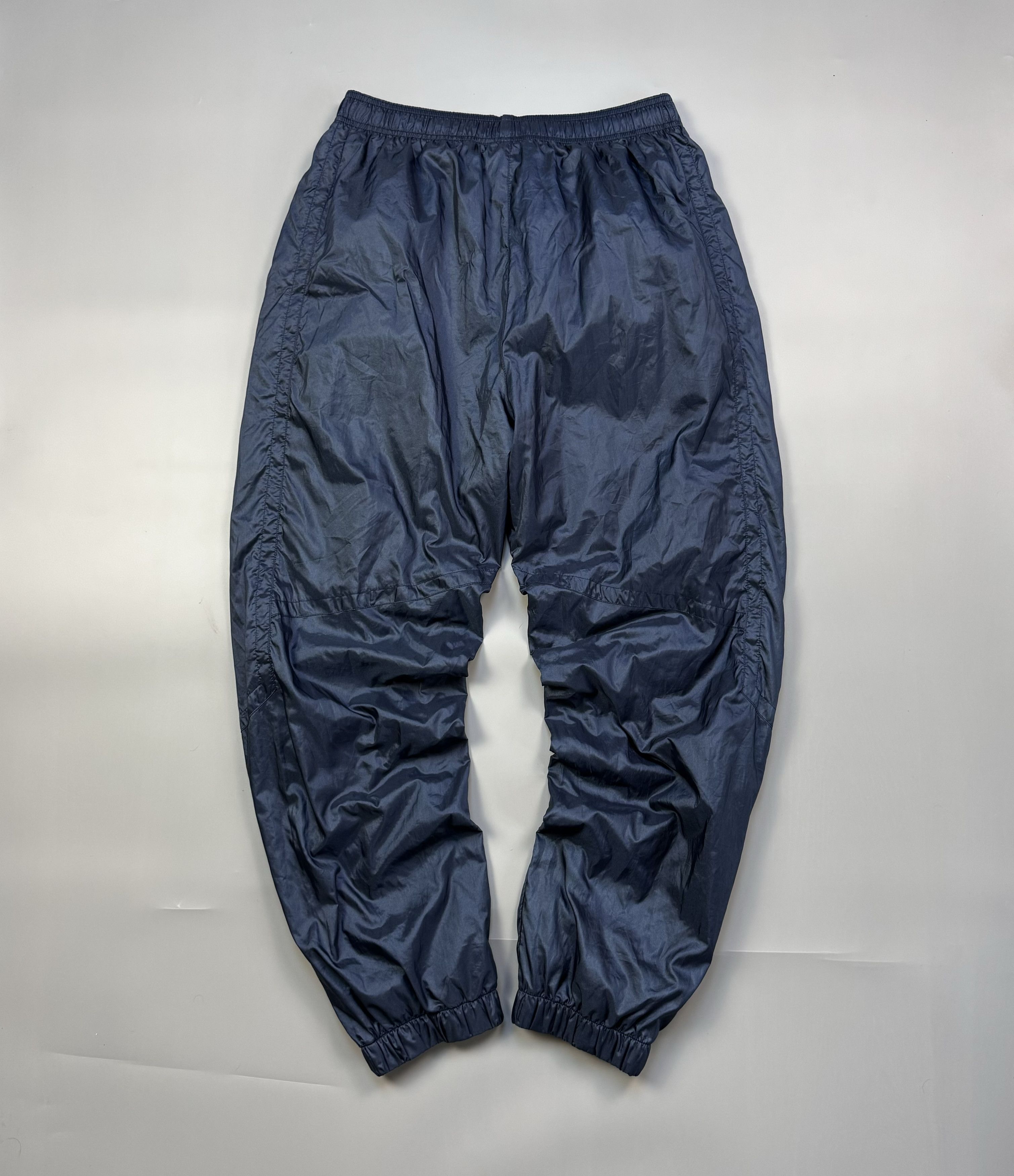 Nike × Vintage NIKE PREMIER 90S VINTAGE NYLON TRACK PANTS METALLIC BLUE Size US 34 / EU 50 - 10 Thumbnail