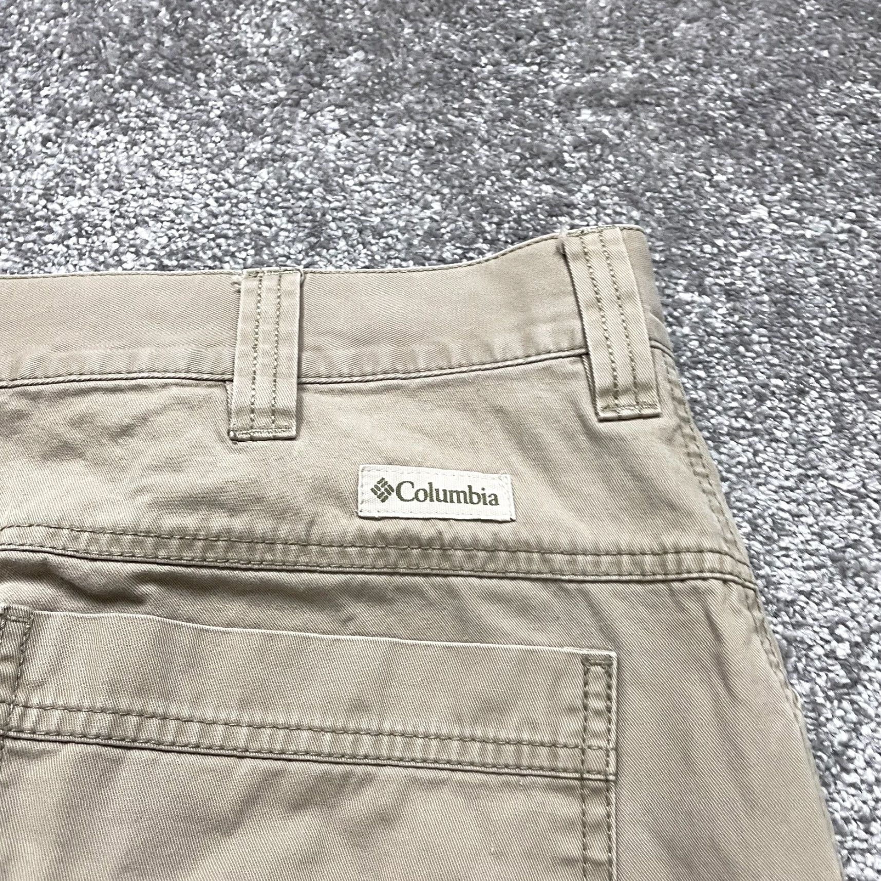 Vintage VINTAGE Columbia Cargo Pants Men 38 Brown Cotton Straight Leg Flat Front Casual Workwear Size US 38 / EU 54 - 6 Thumbnail