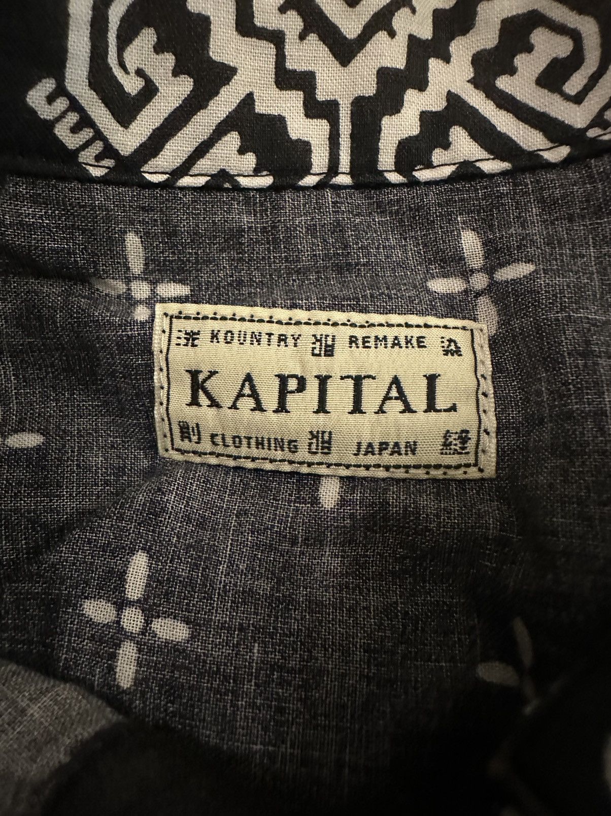 Kapital × Kapital Kountry Kapital Gauze Bandana Patchwork PT 1st Jacket Black Size US XXL / EU 58 / 5 - 8 Thumbnail