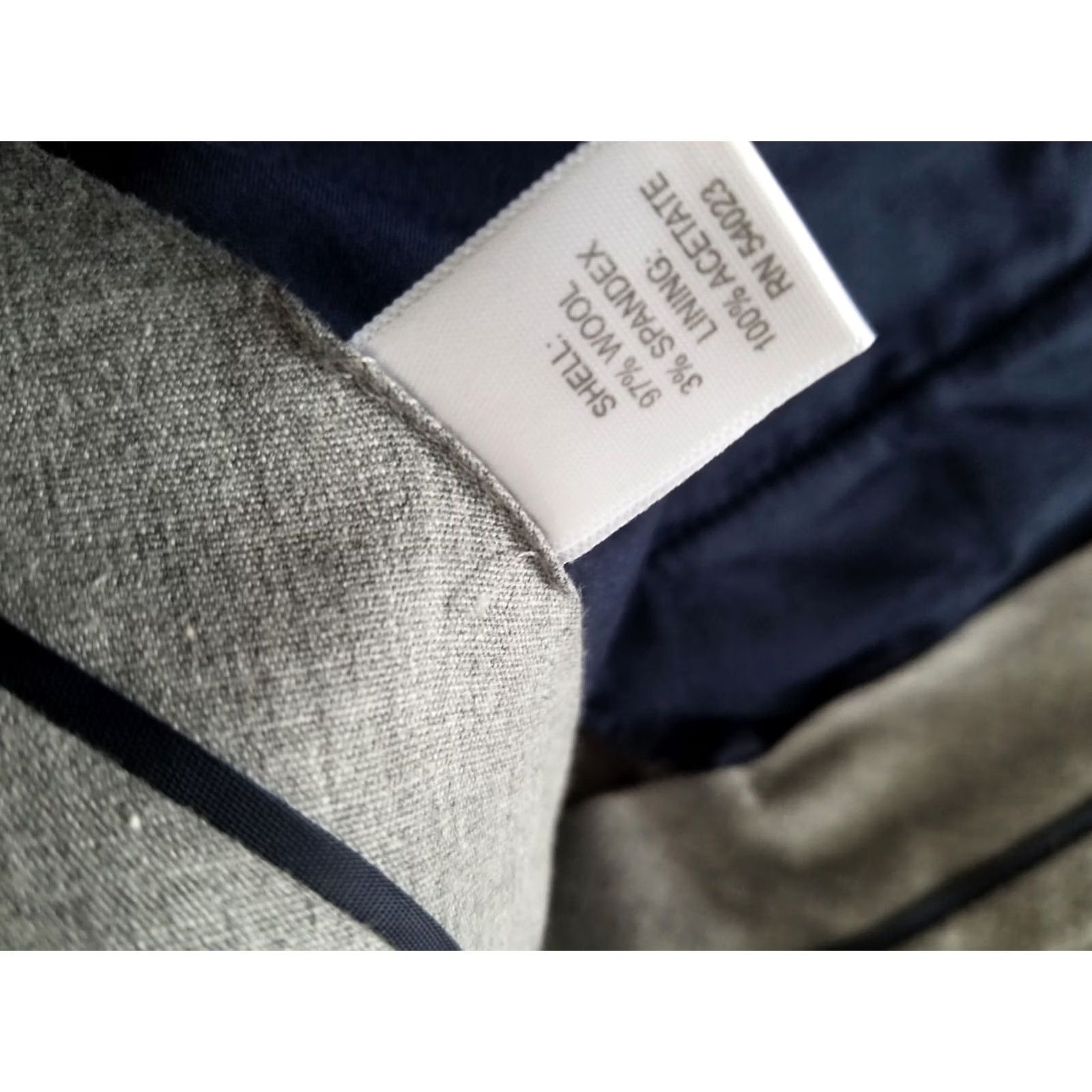 Banana Republic Banana Republic Dress Pants 33x32 Grey Gray Slack Chino Trouser Khaki 34x29 Size US 33 - 7 Thumbnail