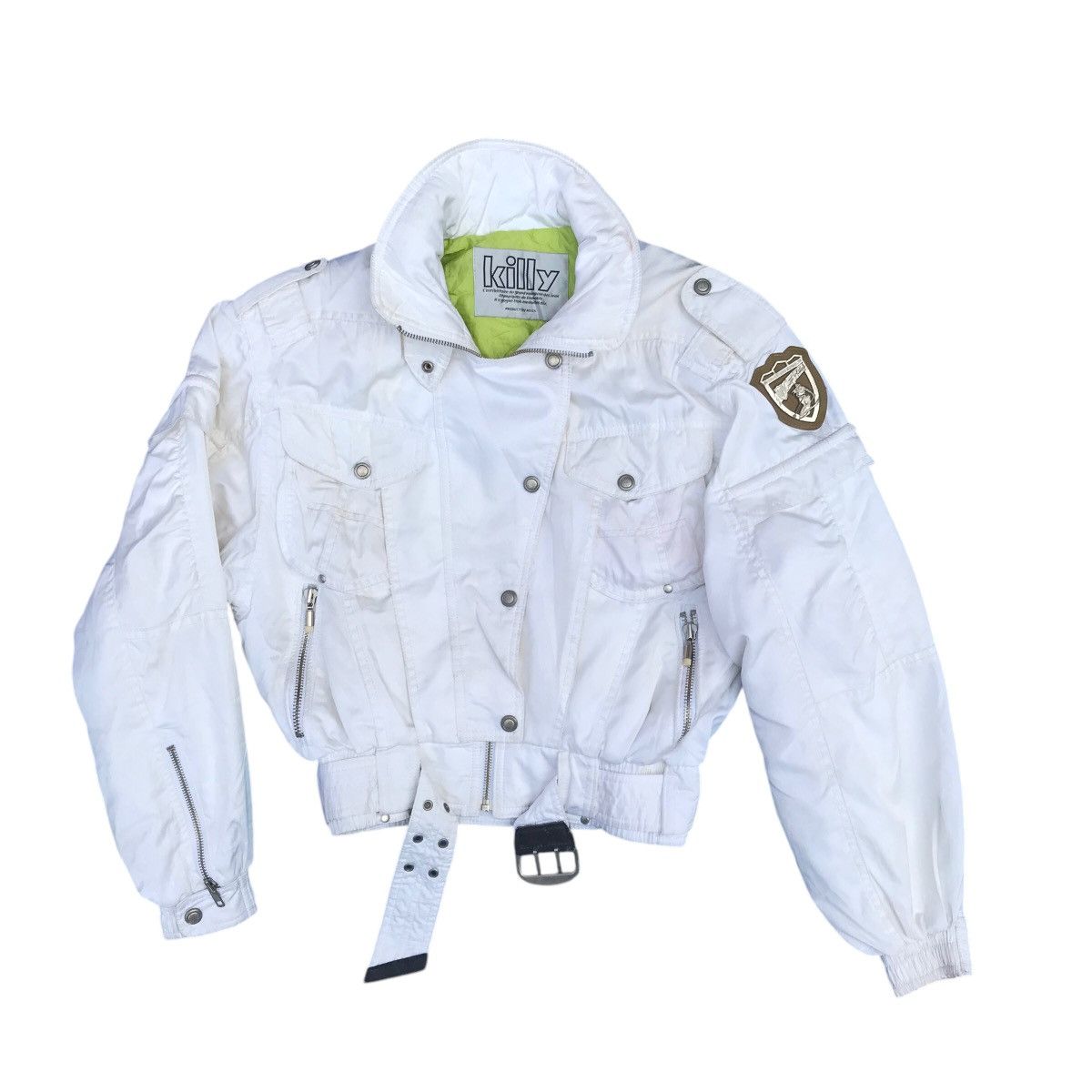 Asics Vintage 90s Asics Racing Ski Jacket Size US S / EU 44-46 / 1 - 1 Thumbnail