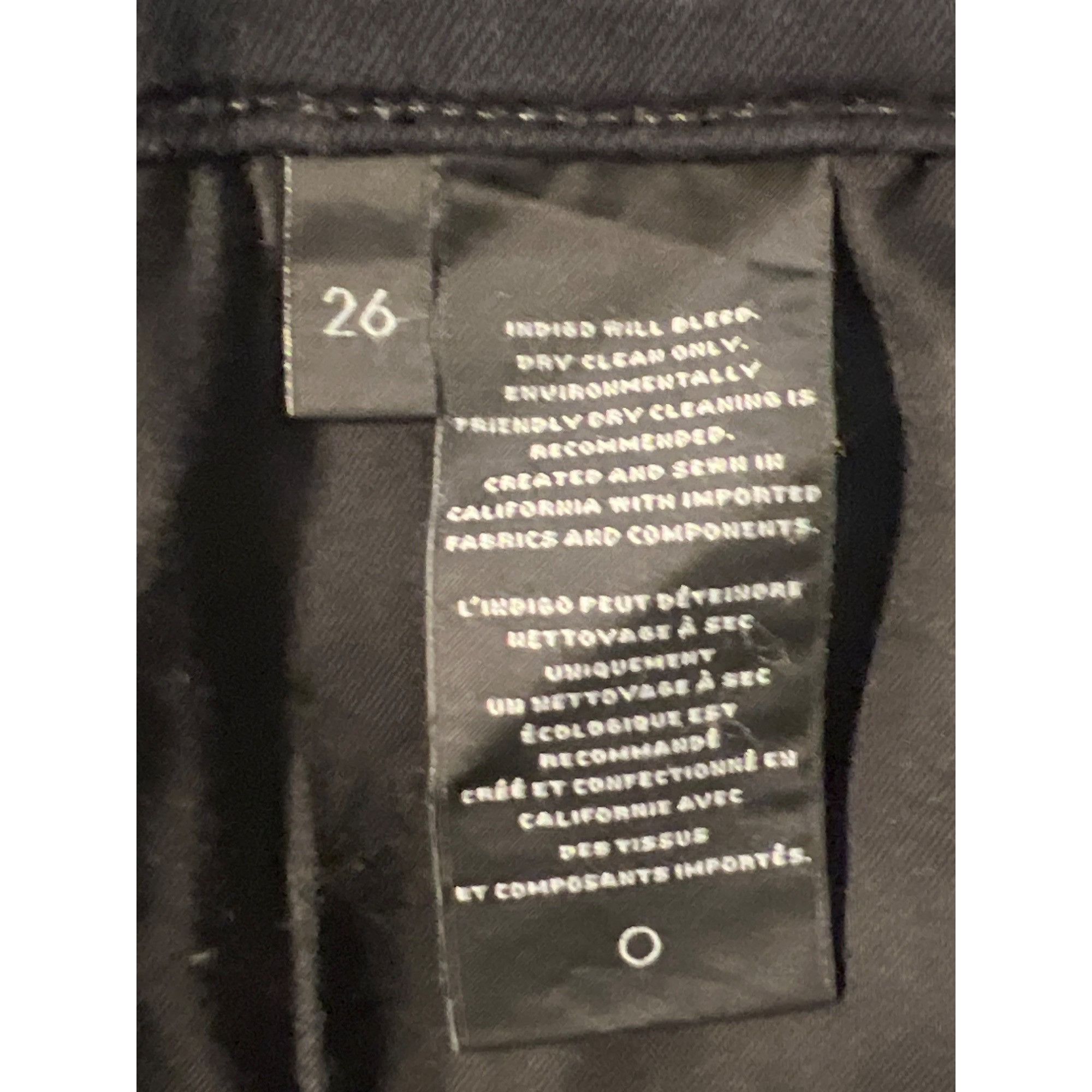 J Brand J Brand Womens Maria Skinny Jeans Black Cristalline Denim Si Size 26" / US 2 / IT 38 - 6 Thumbnail