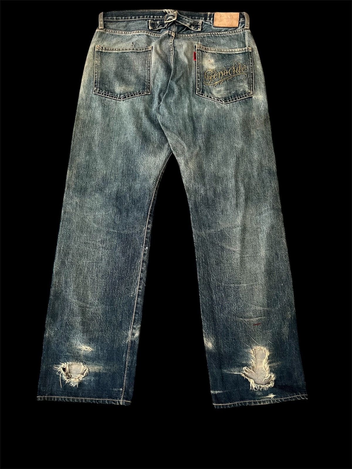 If Six Was Nine × Japanese Brand × Vintage Vintage Selvadge Isquare Denim Size US 34 / EU 50 - 2 Thumbnail