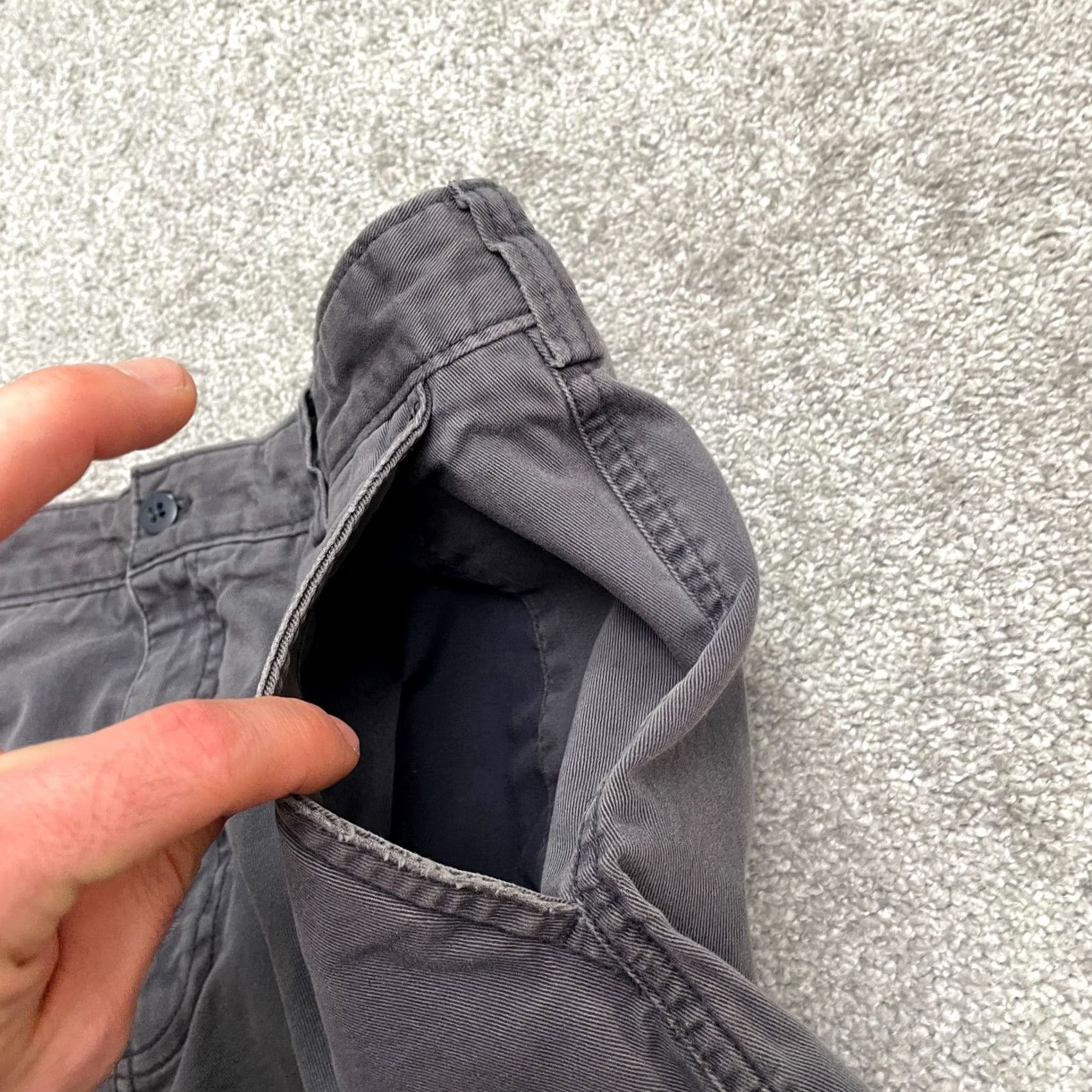 Cremieux Cremieux Chino Shorts Mens 34 Dark Gray Flat Front Casual Preppy Cotton Size US 34 / EU 50 - 3 Thumbnail