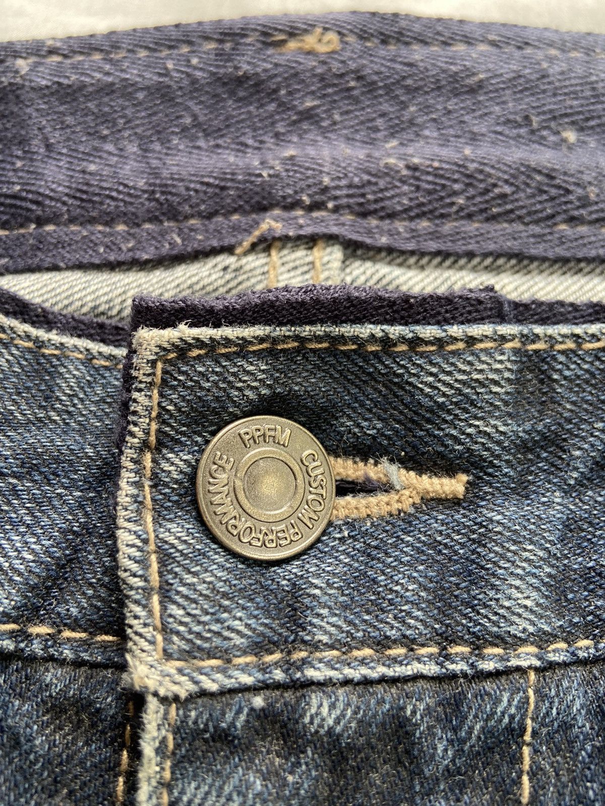 PPFM PPFM PUNK MULTI ZIPPER ARCHIVE DENIM PANTS Size US 31 - 14 Thumbnail
