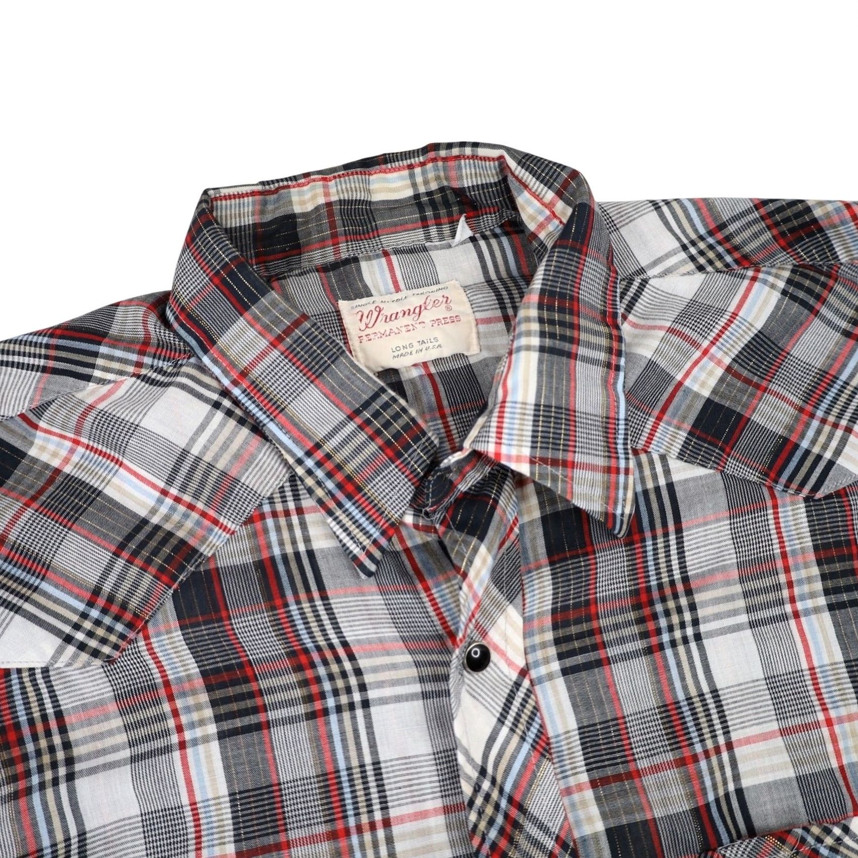 Wrangler VINTAGE Wrangler Western Shirt Mens Large XL? Size US L / EU 52-54 / 3 - 6 Thumbnail