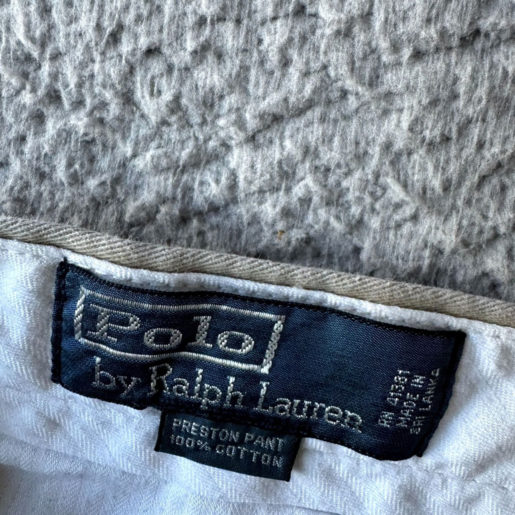 Polo Ralph Lauren Polo Ralph Lauren Pants Mens 32/30 Beige Preston Pant Straight Heavyweight Work Slim Chino Office Casual Belt Loop Pockets Logo Size US XS / EU 42 / 0 - 7 Thumbnail