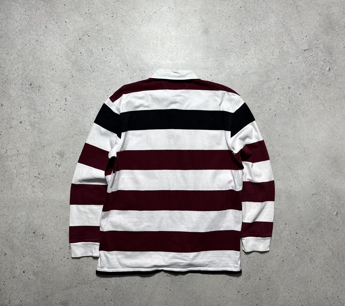 Tommy Hilfiger Tommy Hilfiger Striped Rugby Sweatshirt Size XL Size US XL / EU 56 / 4 - 10 Thumbnail