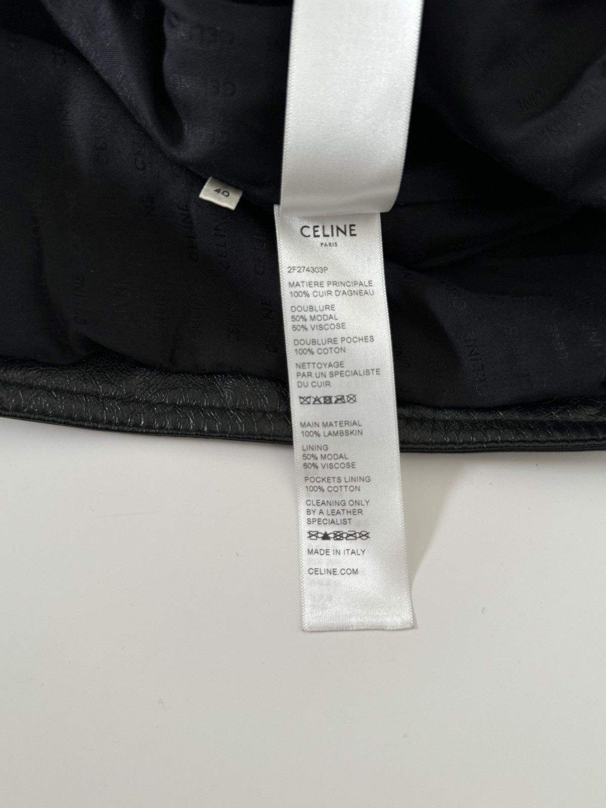 Celine Celine Leather Blazer Jacket Size US M / EU 48-50 / 2 - 5 Thumbnail