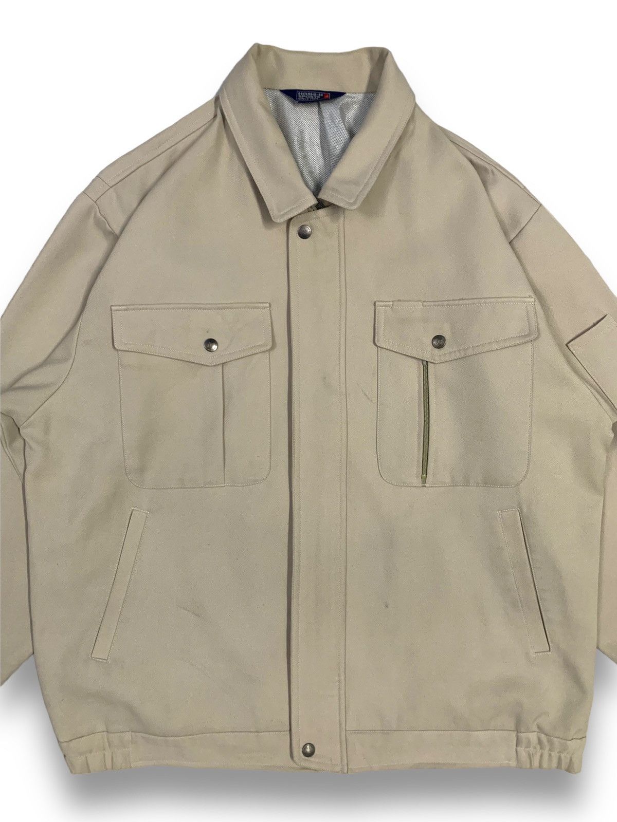 Japanese Brand Vintage Hoshi-H Sports Multi-pockets Workwear Light Jacket Size US L / EU 52-54 / 3 - 4 Thumbnail