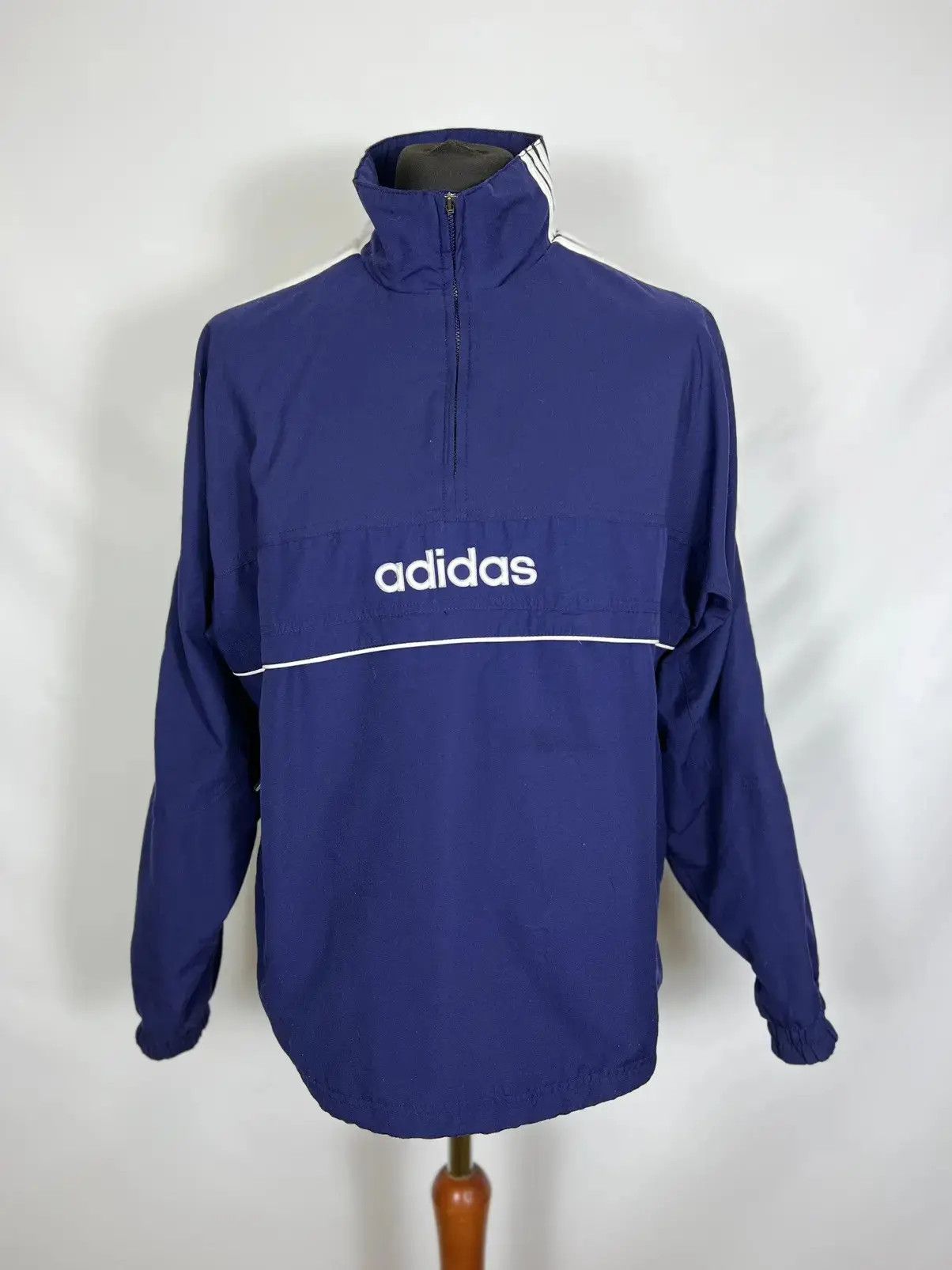 Adidas × Vintage Vintage Adidas 1/4 zip jumper Size US M / EU 48-50 / 2 - 1 Thumbnail
