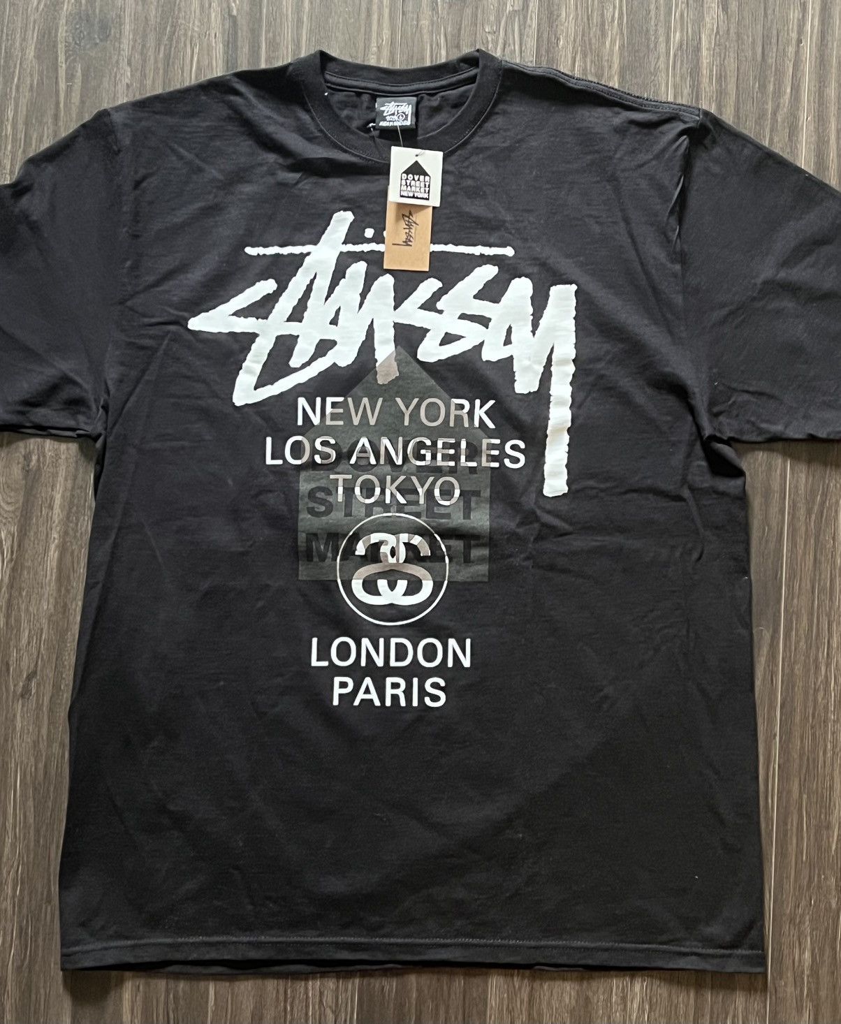 Stussy Stussy x DSM World Tour T Black Large Size US L / EU 52-54 / 3 - 4 Thumbnail