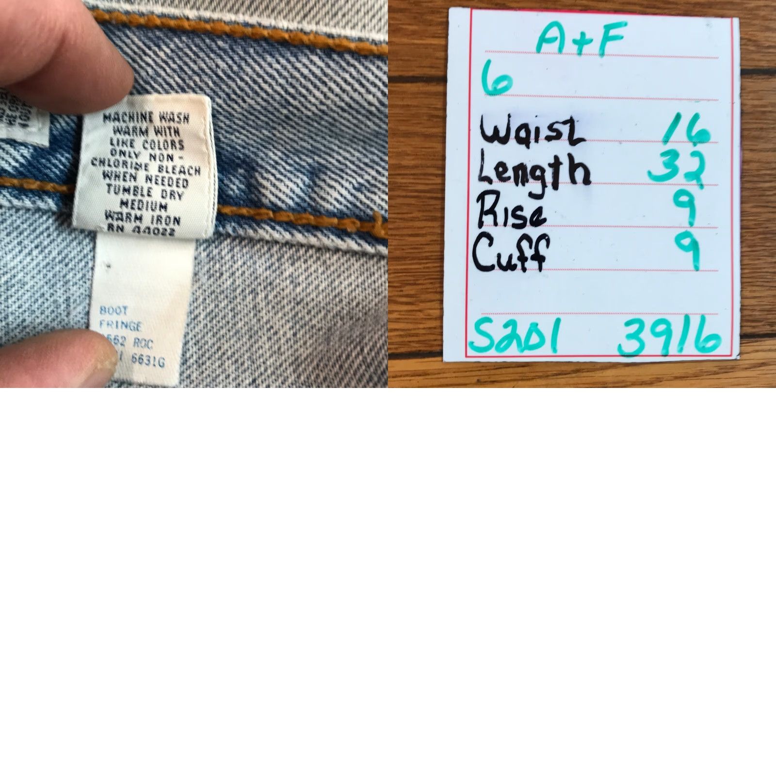 Abercrombie & Fitch Abercrombie & Fitch Women Jeans Bootcut Denim Blue Size 6 Mid Rise 32 In Inseam 31 In 5-Pocket Comfort Pockets Heather? Size 28" / US 6 / IT 42 - 8 Thumbnail