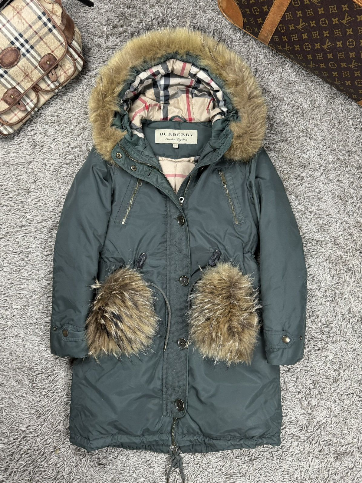 Burberry Puffer jacket Burberry Nova Check original streetwear item Size S / US 4 / IT 40 - 1 Thumbnail