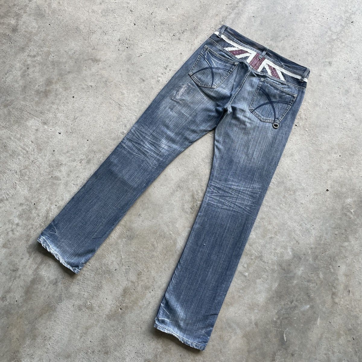 In The Attic Vintage In The Attic Japan Punk Distressed Jeans Faded Pants Size US 33 - 12 Thumbnail
