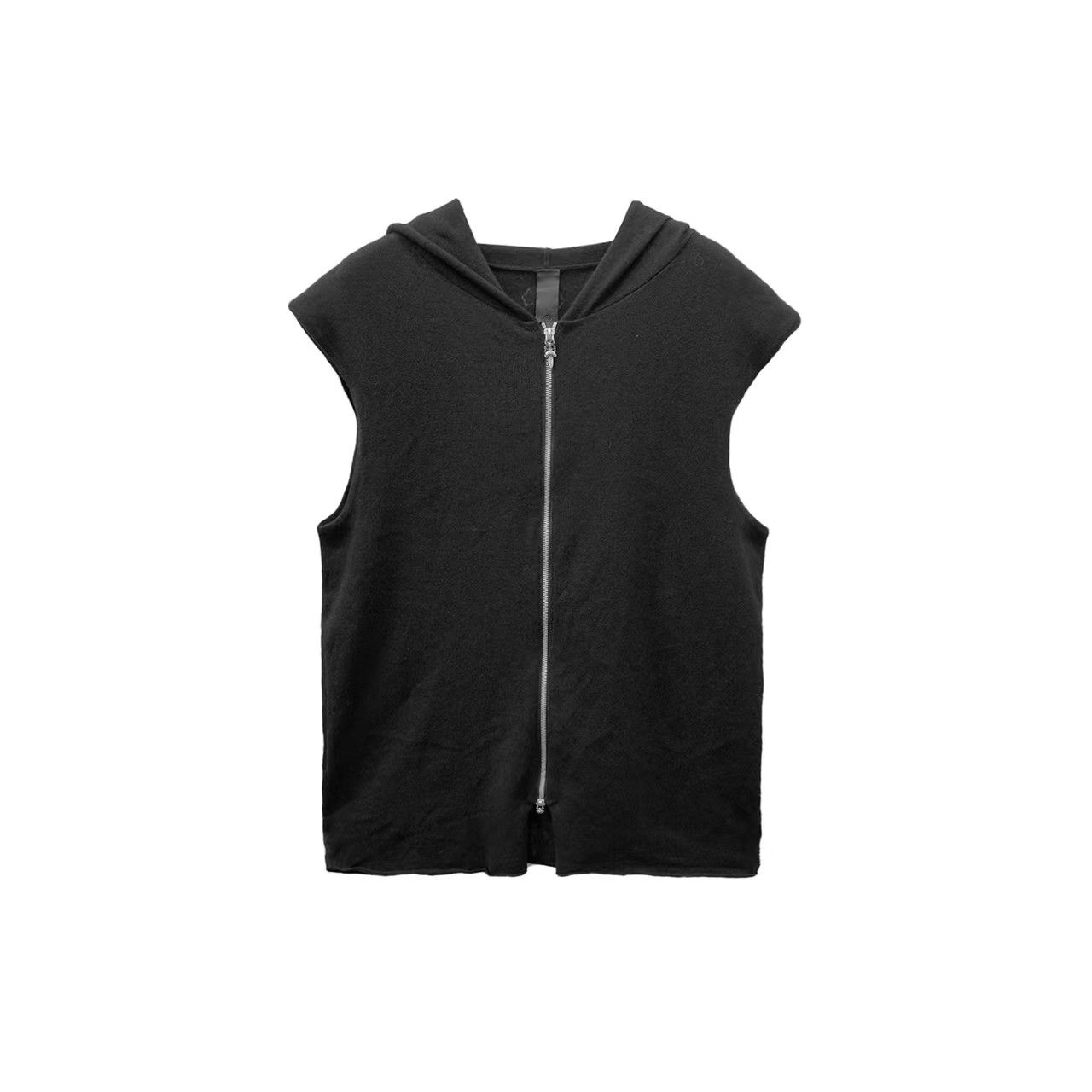 Chrome Hearts Chrome Hearts Black Cross Patch Cashmere Hooded Vest Jacket Size US L / EU 52-54 / 3 - 1 Thumbnail
