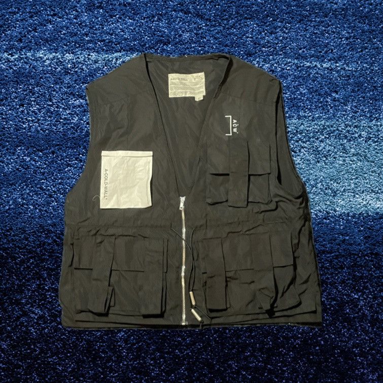 image of Acw A Cold Wall Utility Vest in Black, Men's (Size Small)