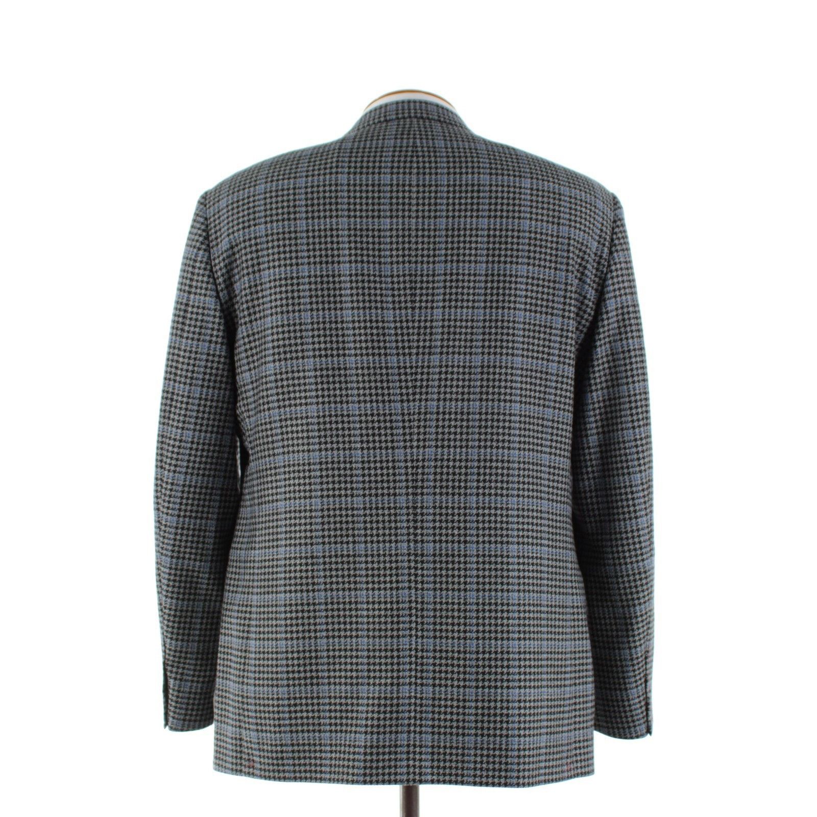 Samuelsohn Samuelsohn Sport Coat Size 44 Regular US in Black Size 44R - 5 Thumbnail