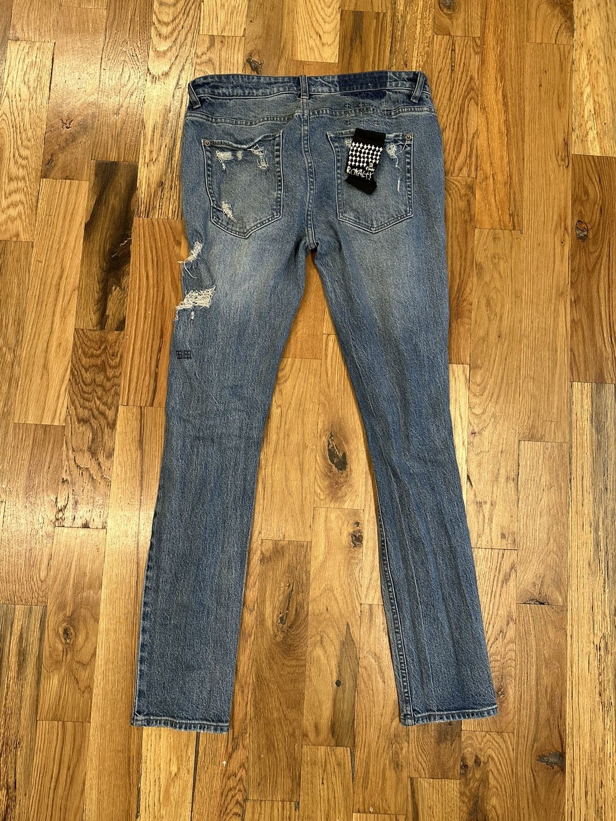 Ksubi Ksubi Distressed Dark Blue Denim Jeans Size 32 Size US 32 / EU 48 - 2 Thumbnail