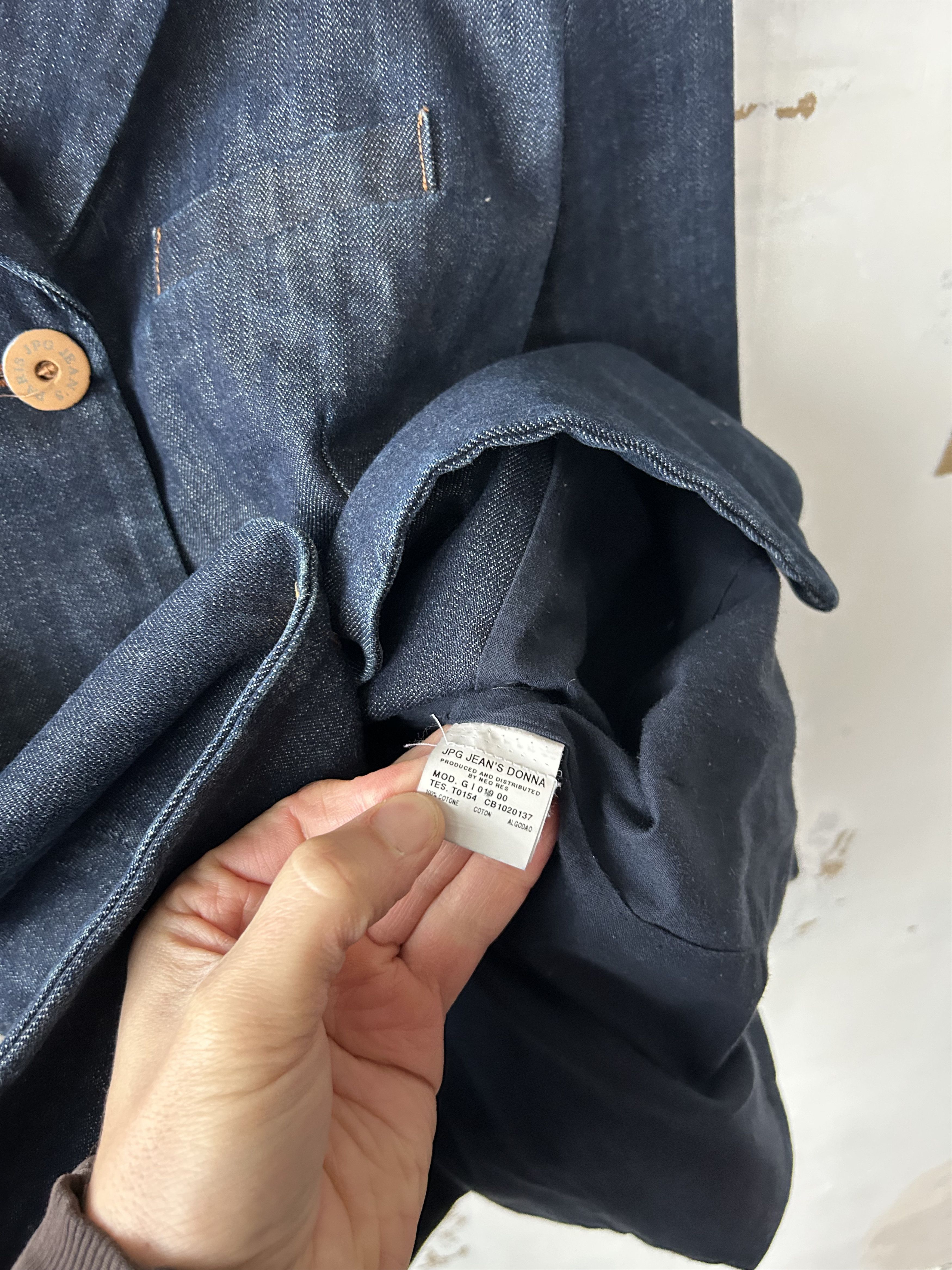 Jean Paul Gaultier Vintage Jean Paul Gaultier JPG Jeans Denim Blazer Size US10 Size M / US 6-8 / IT 42-44 - 6 Thumbnail