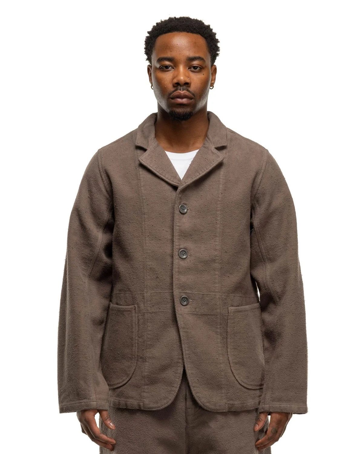 Kapital Napped Heat-Corduroy HOSPITAL JKT in Grey size 3 Large Size US L / EU 52-54 / 3 - 7 Thumbnail