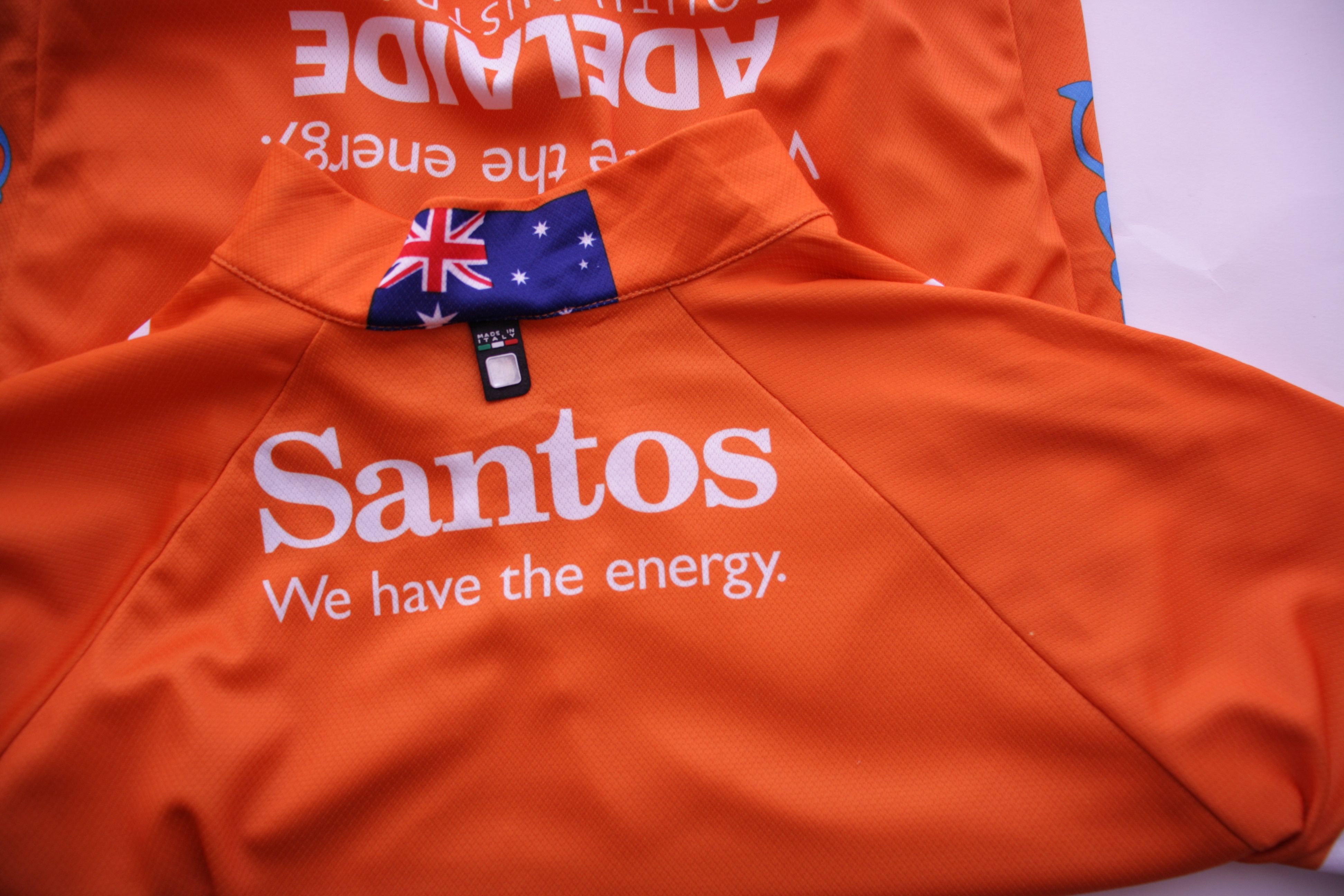 Bicycle SMS Santini Cycling Jersey Tour Down Under Leader '14 Size US M / EU 48-50 / 2 - 4 Thumbnail