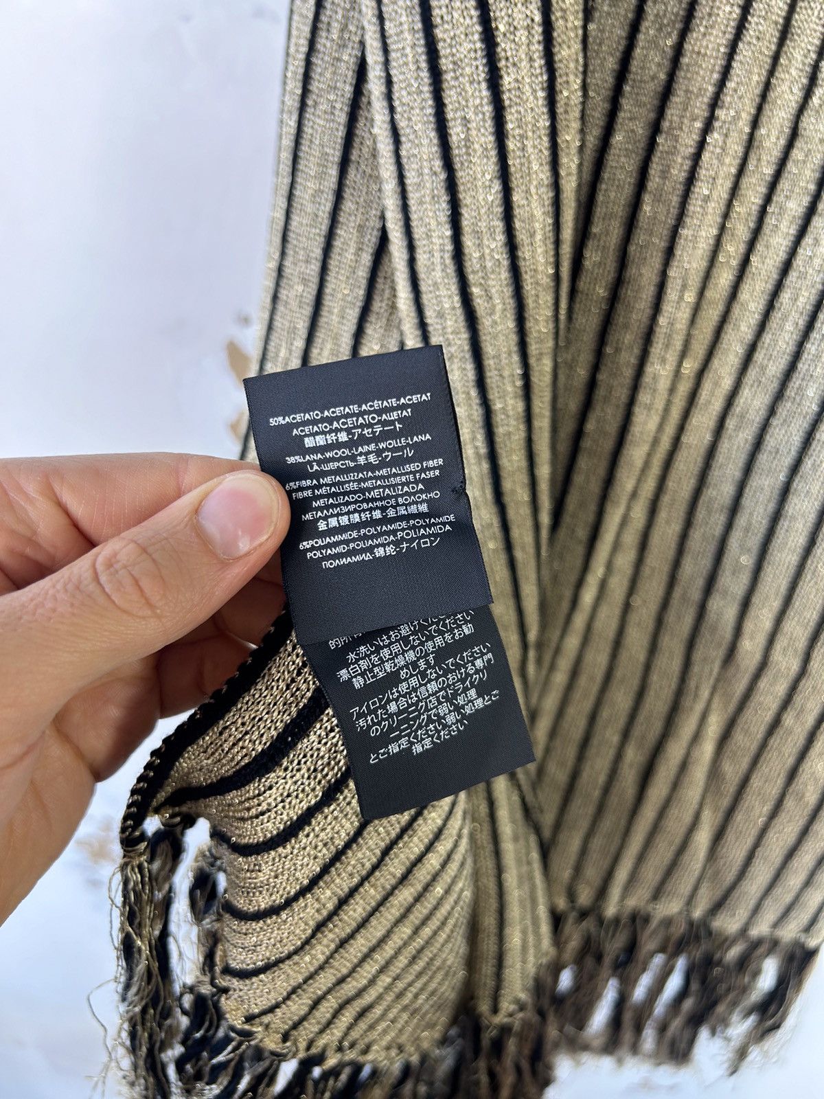 Saint Laurent Paris SAINT LAURENT WOOL SCARF Size ONE SIZE - 7 Thumbnail