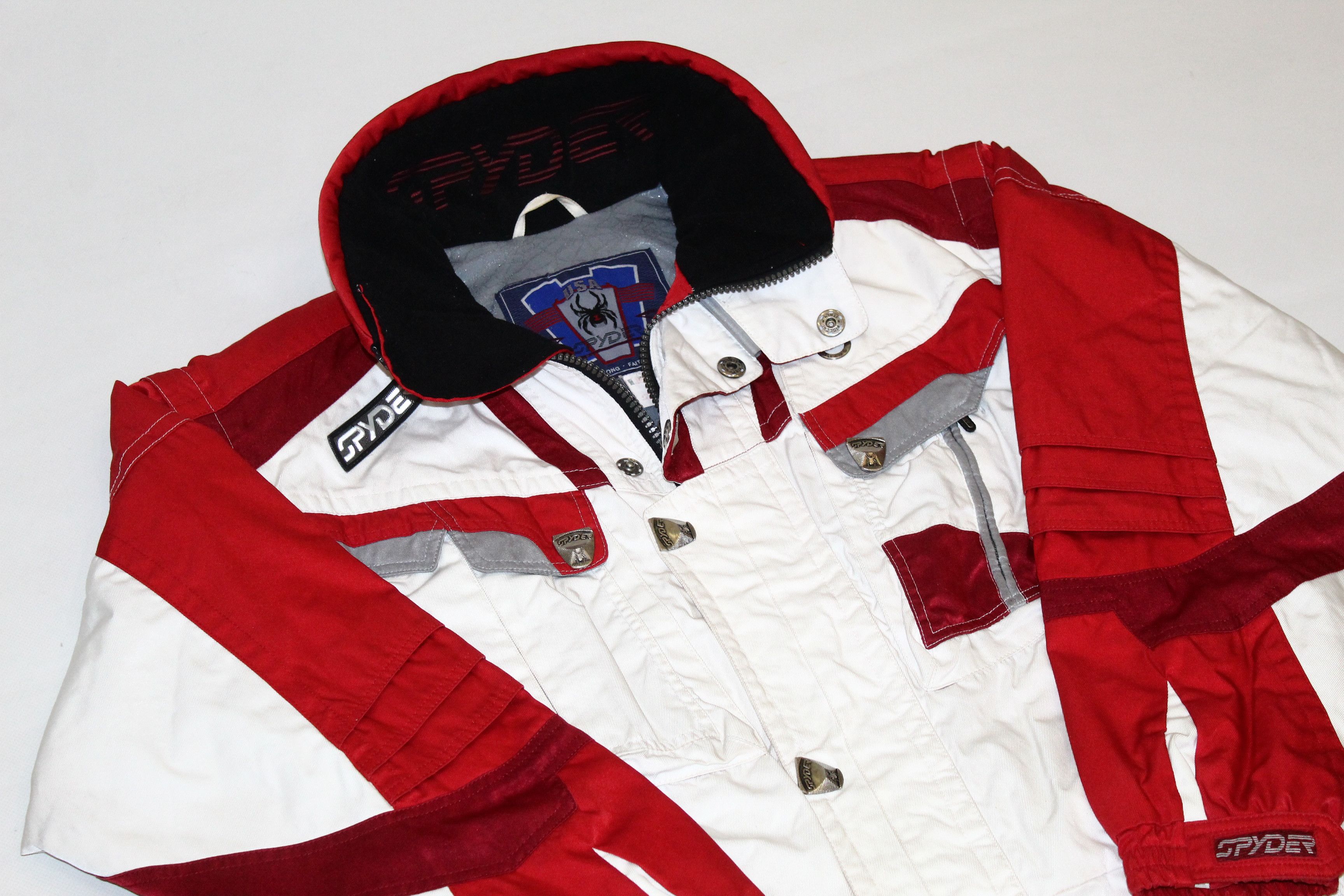 Spyder VTG🔥 Spyder USA Thinsulate 2in1 Ski Jacket removable sleeve Size US L / EU 52-54 / 3 - 3 Thumbnail