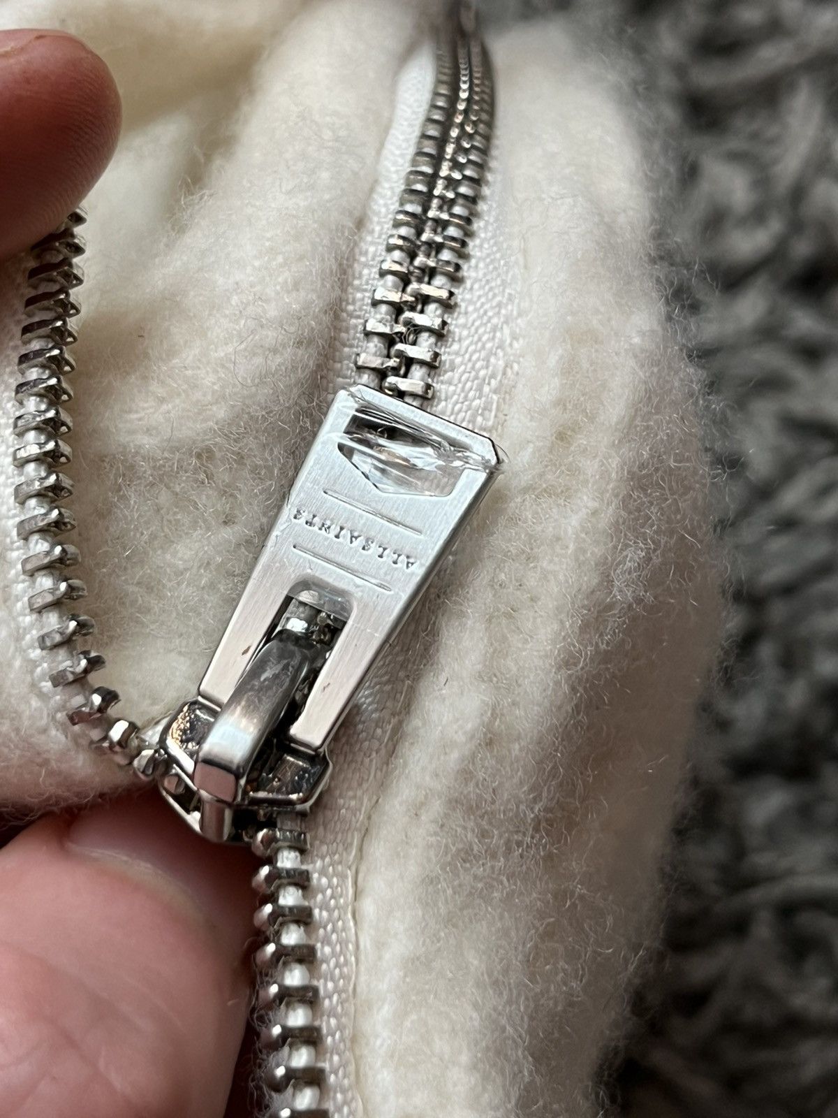 Allsaints AllSaints Arvid Wool Blend Cable Knit Vest Chalk White Size M / US 6-8 / IT 42-44 - 6 Thumbnail