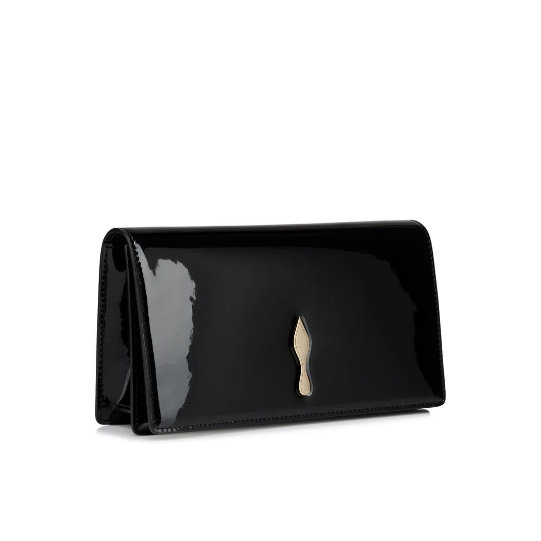 Christian Louboutin CHRISTIAN LOUBOUTIN Bettina Black Patent Leather Shoulder Ba Size ONE SIZE - 2 Thumbnail
