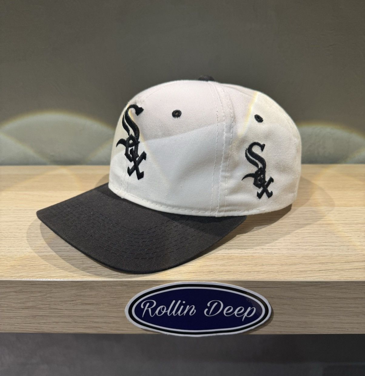 MLB × Vintage Vintage 90s MLB White Sox Chicago Blockhead Size ONE SIZE - 3 Thumbnail