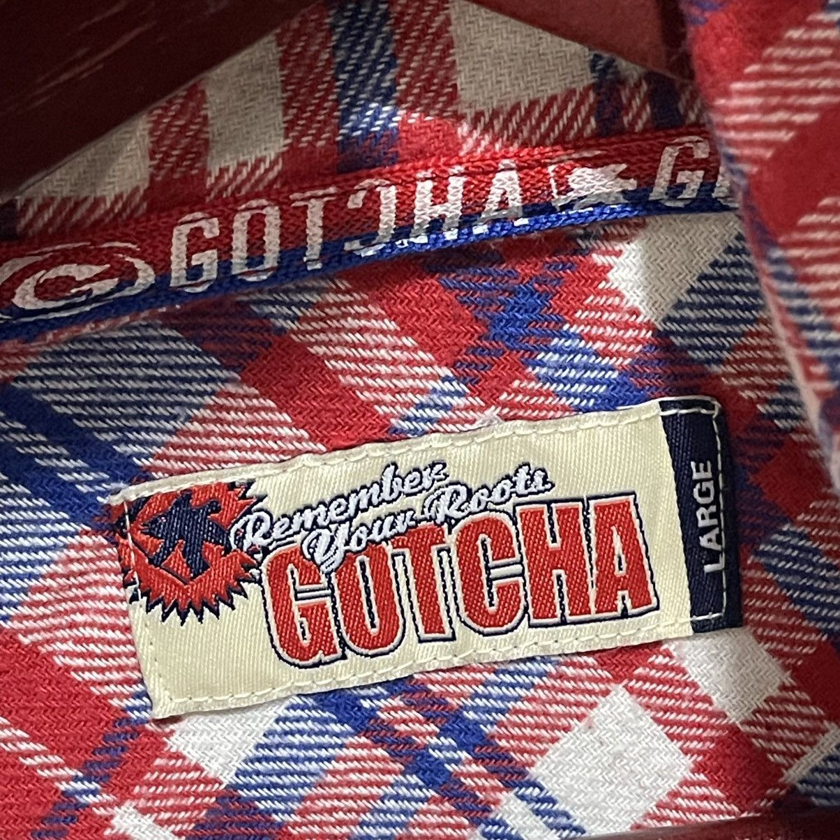 Gotcha × Vintage Vintage GOTCHA Surf Checked Hoodie Jacket Size US M / EU 48-50 / 2 - 12 Thumbnail