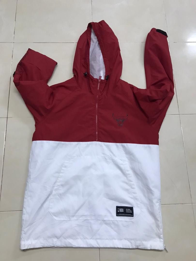 NBA HALF ZIPPER CHICAGO BULL HOODIE SWEATER Size US L / EU 52-54 / 3 - 4 Thumbnail