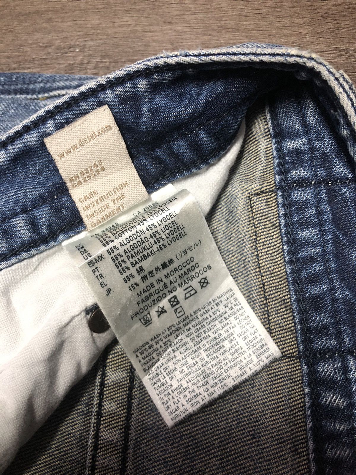 Diesel × Vintage Vintage Diesel Industry Distressed Denim Size US 34 / EU 50 - 18 Thumbnail