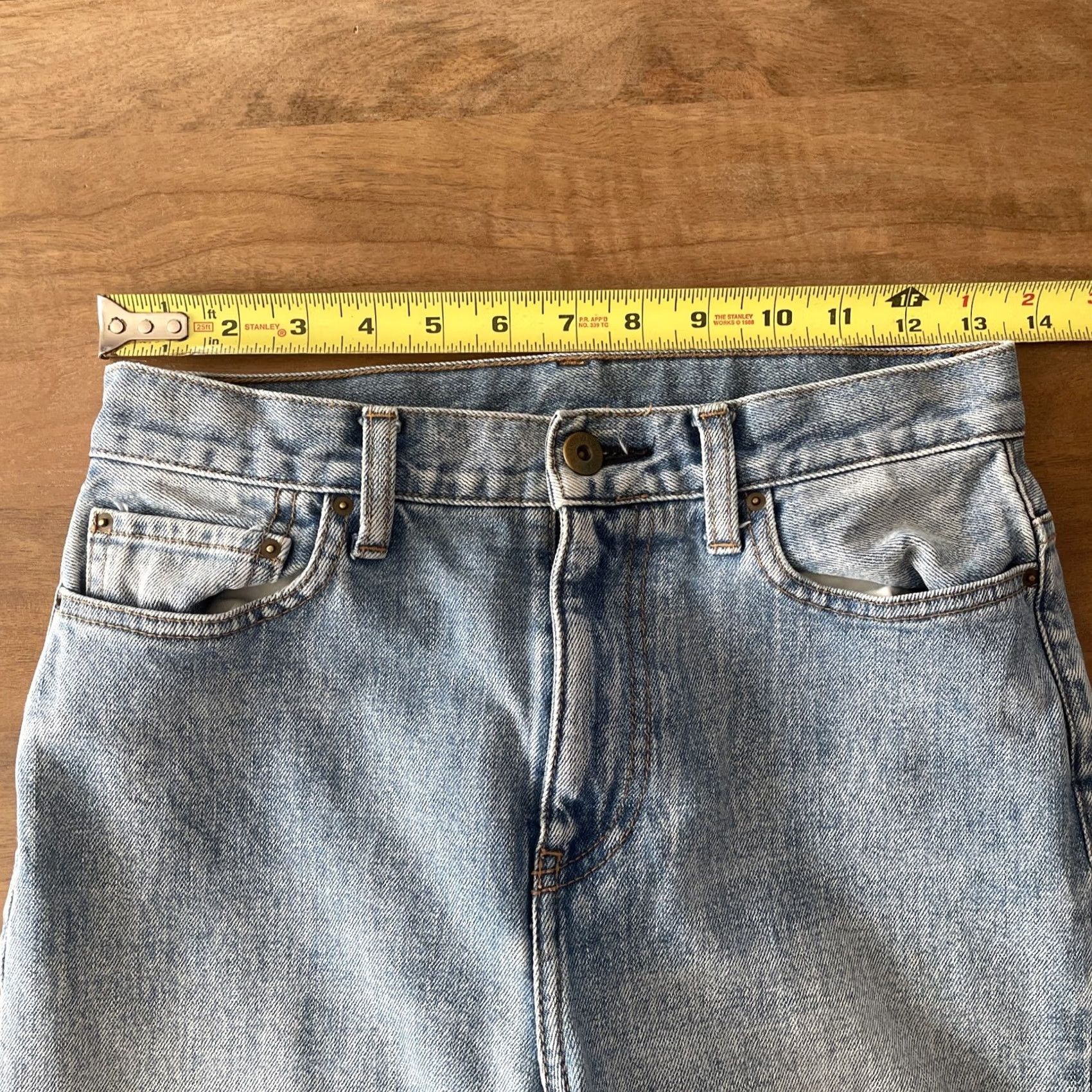 Vintage Maison de Reefur Jeans Womens High Rise Cropped Bootcut 27x25 Light Wash Denim Blue City Punk Rock School Designer 90s - Womens Size 27" / US 4 / IT 40 - 5 Thumbnail