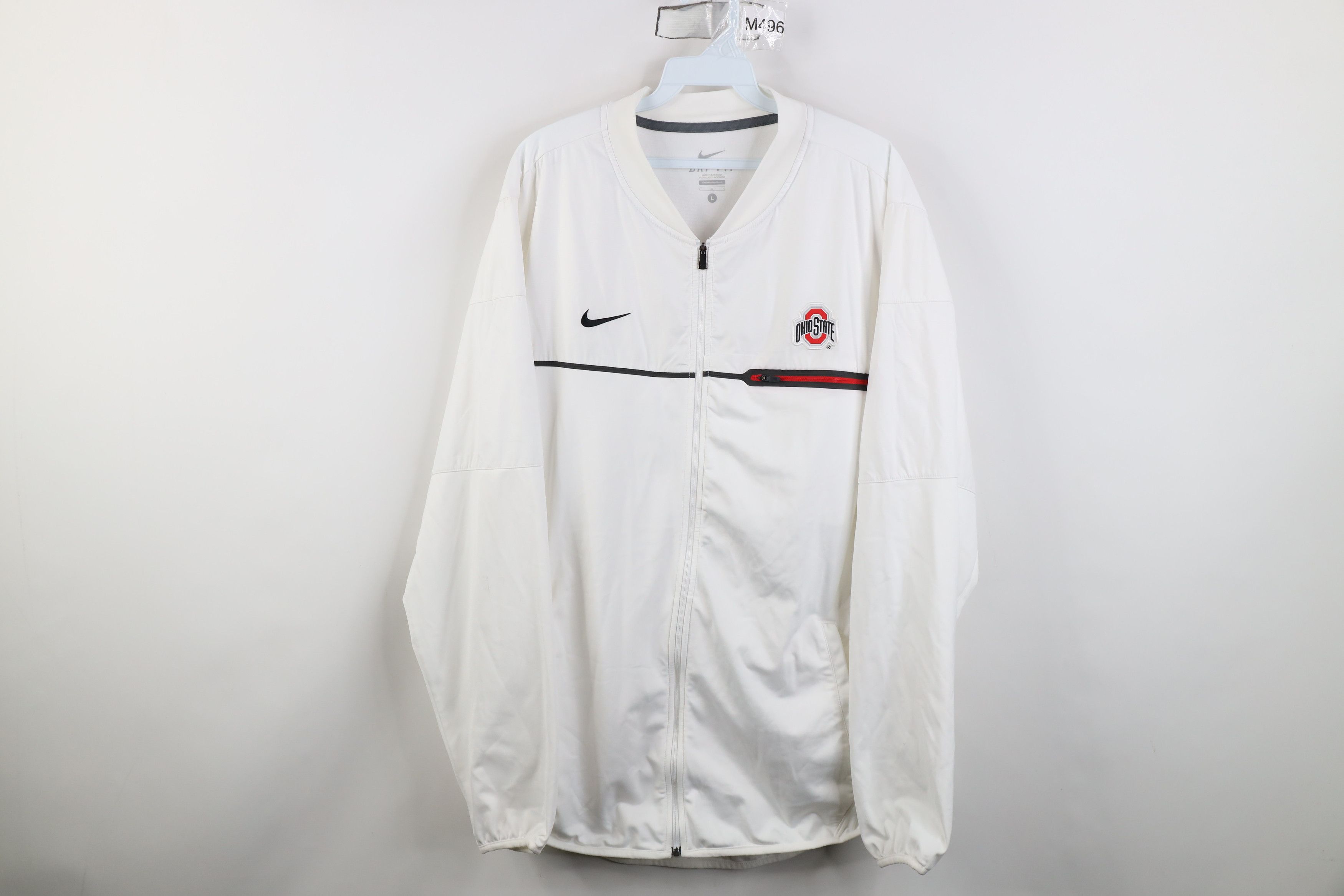 Nike Nike Ohio State University Football Full Zip Jacket White Size US L / EU 52-54 / 3 - 1 Thumbnail