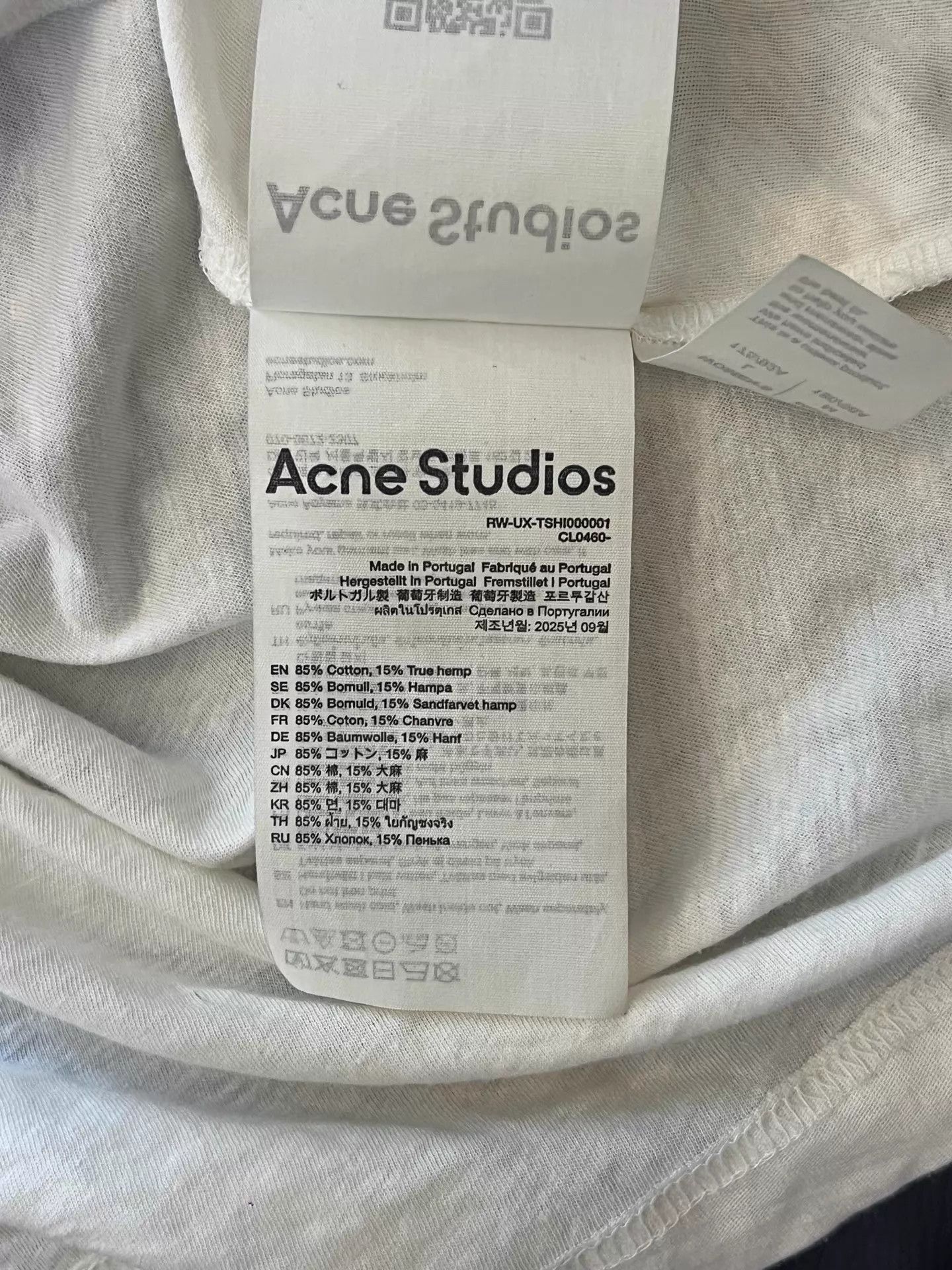 Acne Studios Acne SS26 Logo Embroidered Crewneck Unisex L/M New With Tags Size L / US 10 / IT 46 - 5 Thumbnail