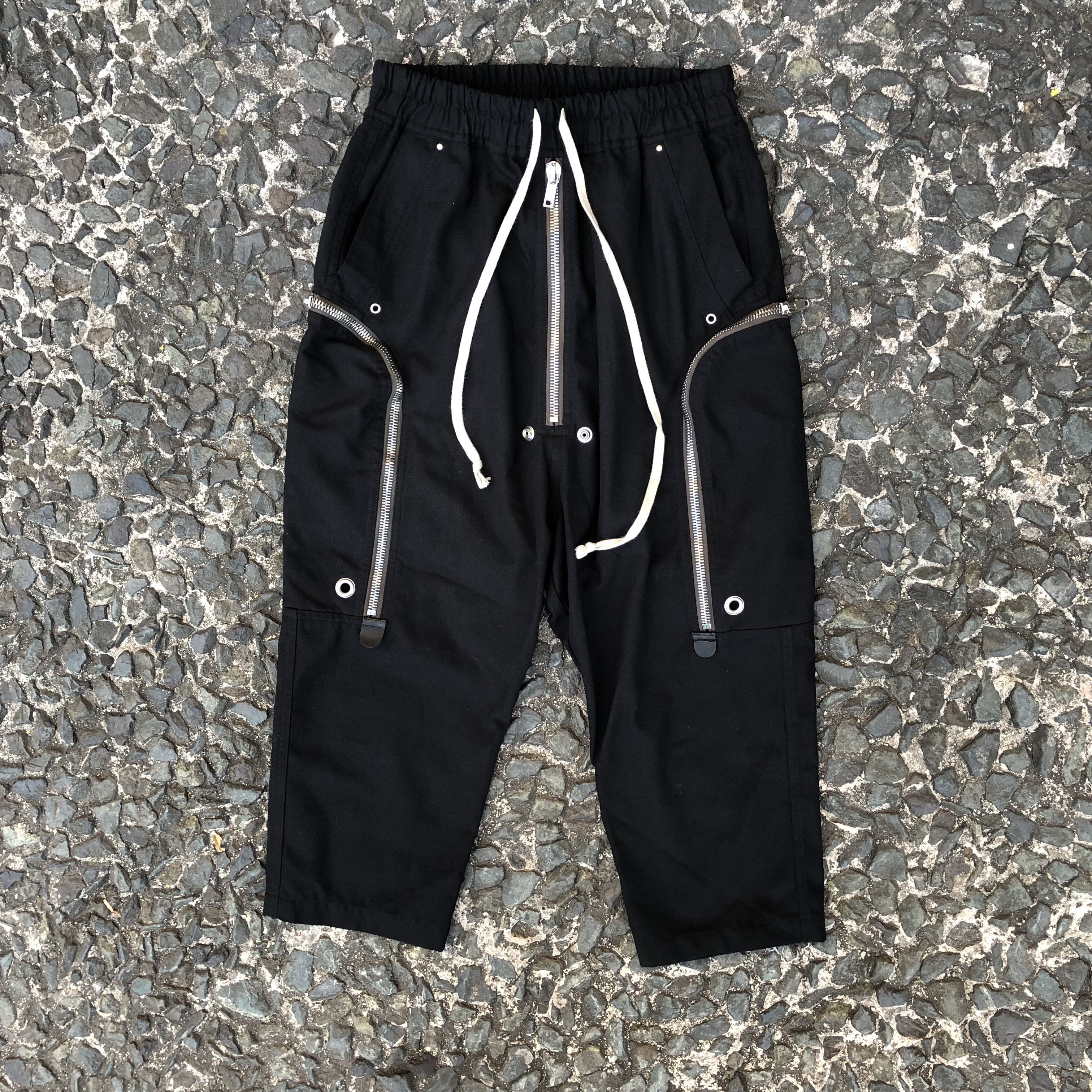 Rick Owens Anthem Cargo Cropped Pants | Grailed