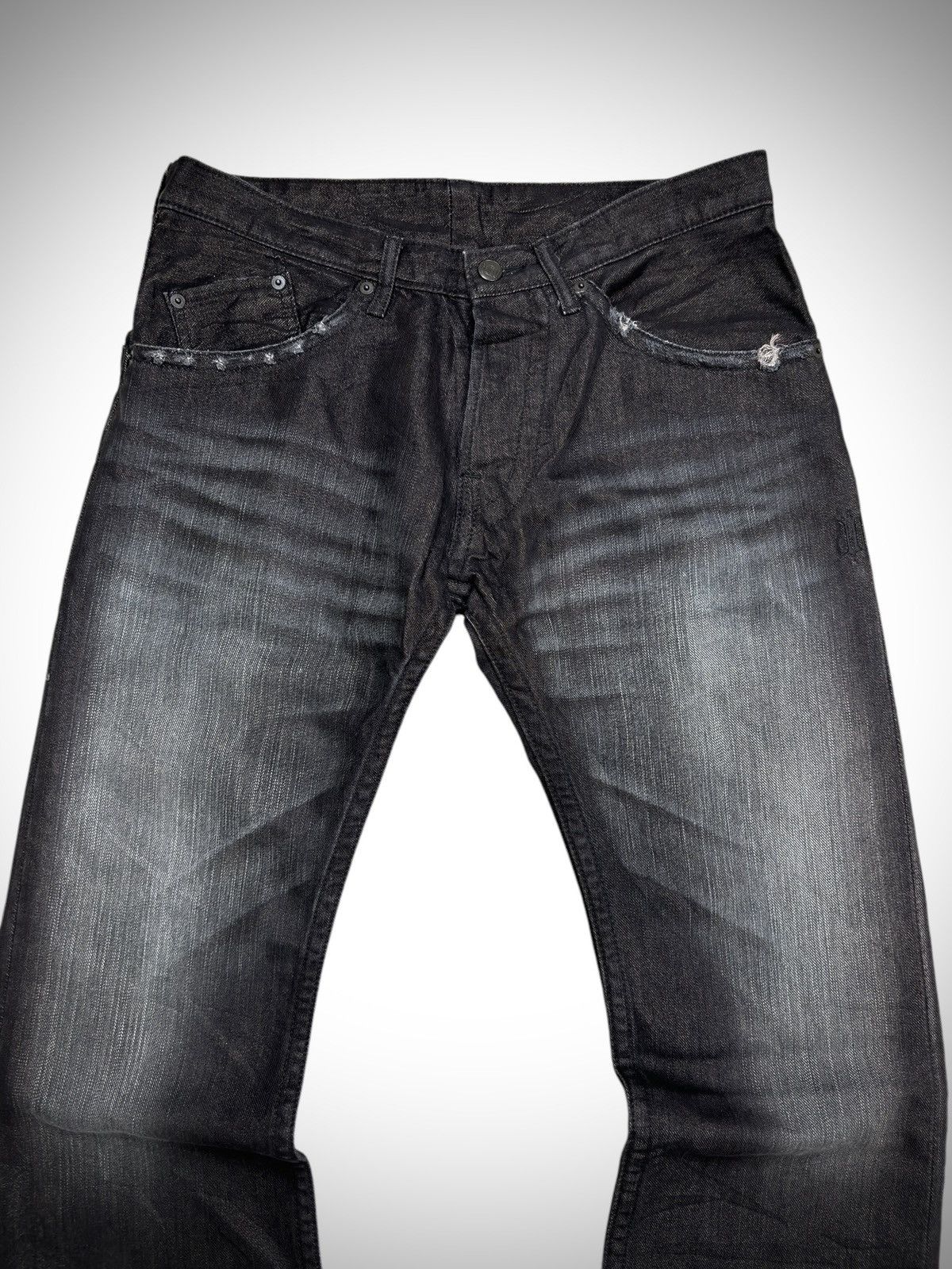 Japanese Brand Flared TROISO - Made in Japan Embroidered If Six Lgb Style Size US 31 - 2 Thumbnail