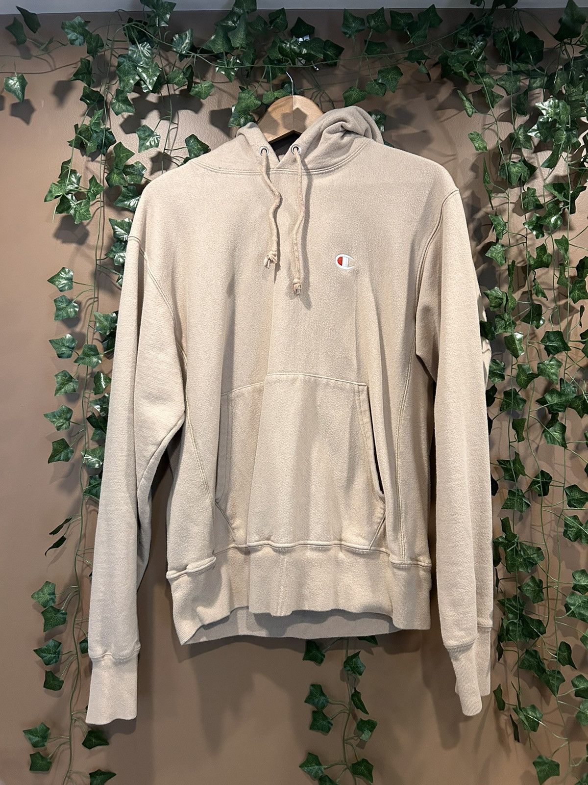 Champion × Vintage Champion Vintage Tan Hoodie Size US M / EU 48-50 / 2 - 1 Thumbnail