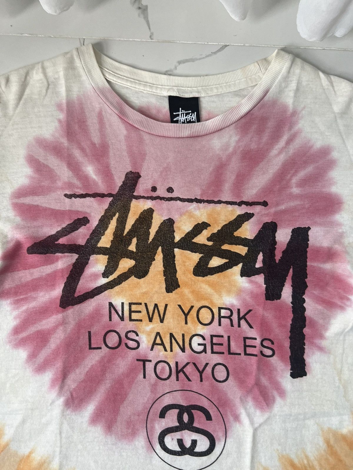 Stussy STUSSY INTERNATIONAL FLOWER LOGO 2 SIDES Y2K TEE Size US S / EU 44-46 / 1 - 3 Thumbnail