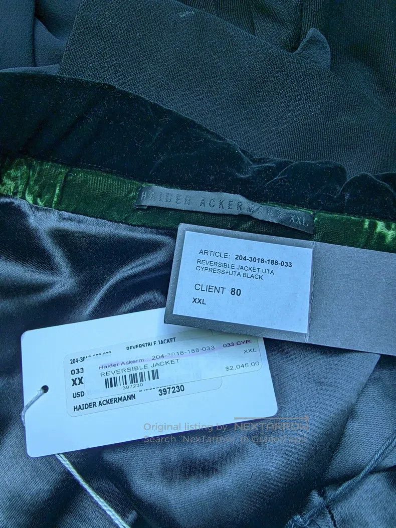 Haider Ackermann Haider Ackermann Velvet Jacket Size US XXL / EU 58 / 5 - 5 Thumbnail