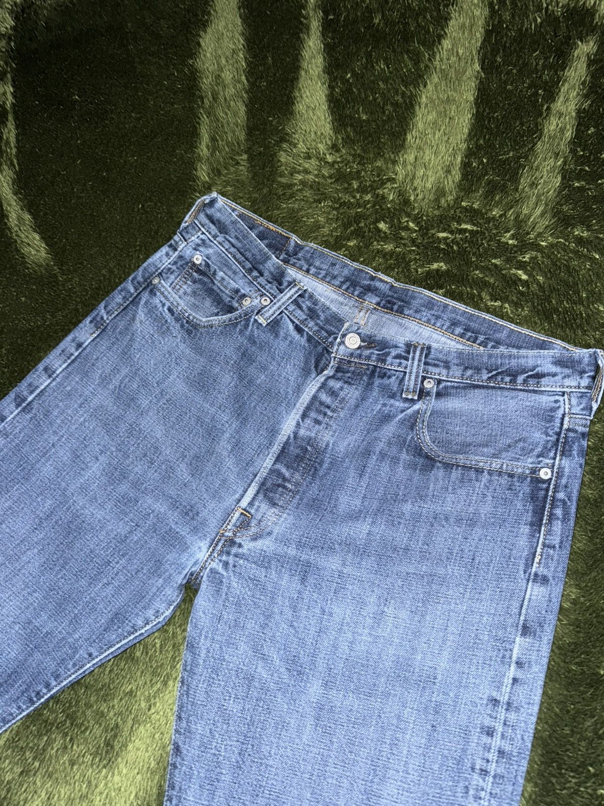 Levi's [W36/L34] Levi’s 501 Vintage Wash Cut-Off Button Fly Denim Size US 36 / EU 52 - 2 Thumbnail