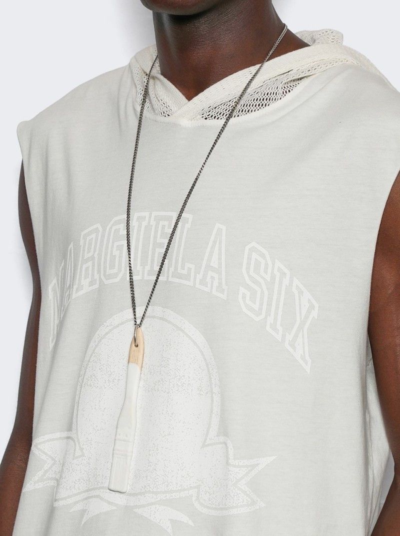 Maison Margiela Maison Margiela Paintbrush Pendent necklace silver Size ONE SIZE - 2 Thumbnail